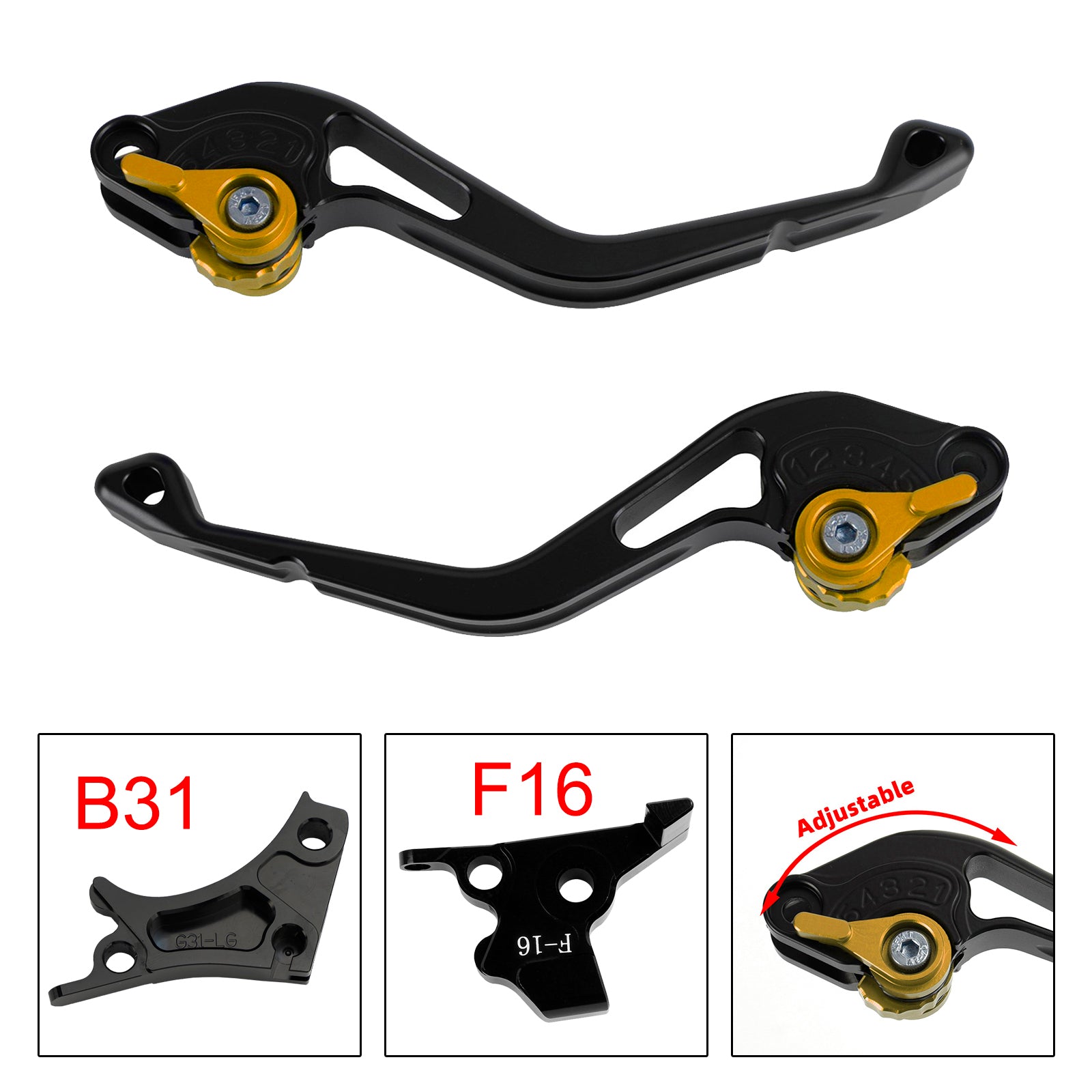 NEW Short Clutch Brake Lever fit for BMW G310R G310GS 2017-2018 Gold