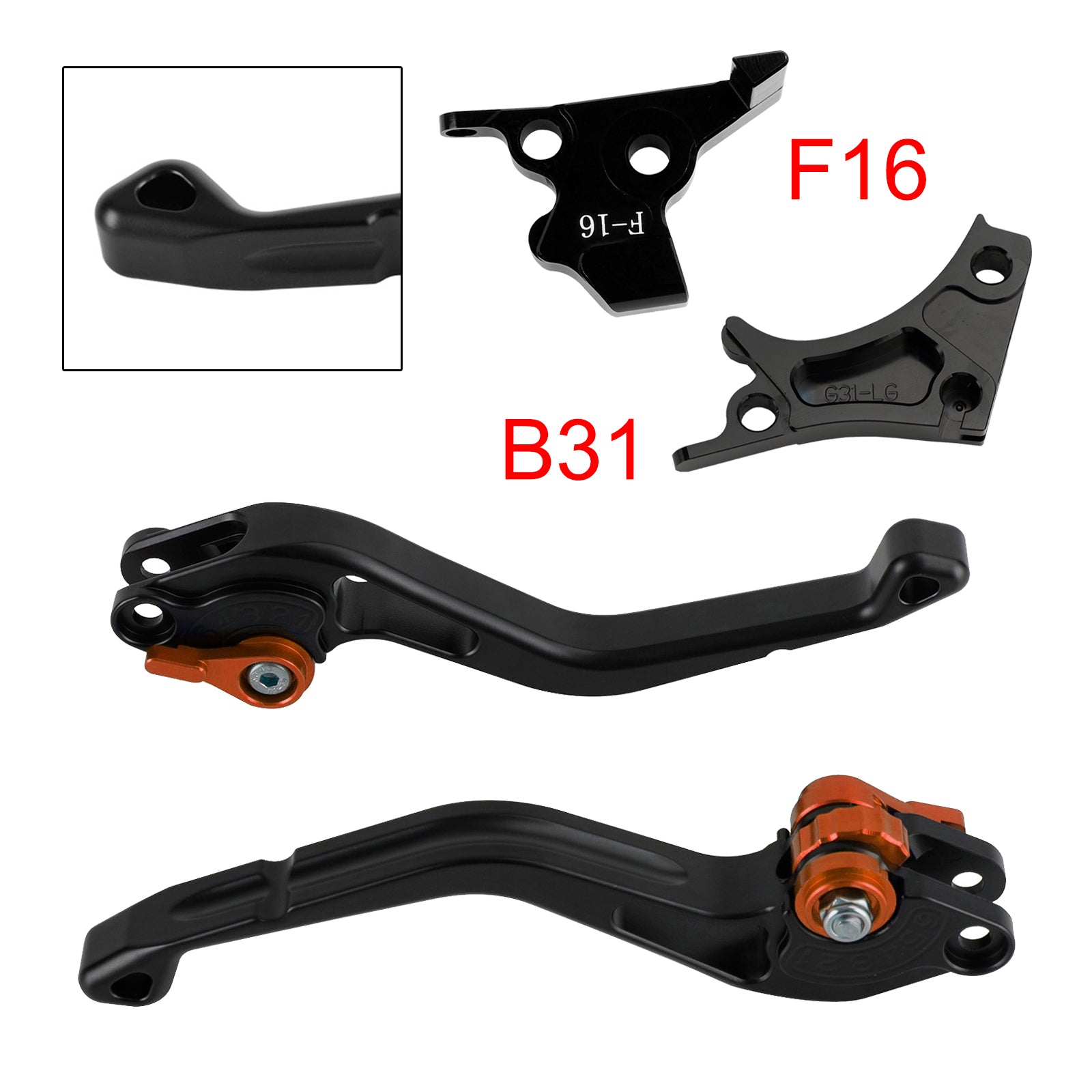 NEW Short Clutch Brake Lever fit for BMW G310R G310GS 2017-2018 Orange