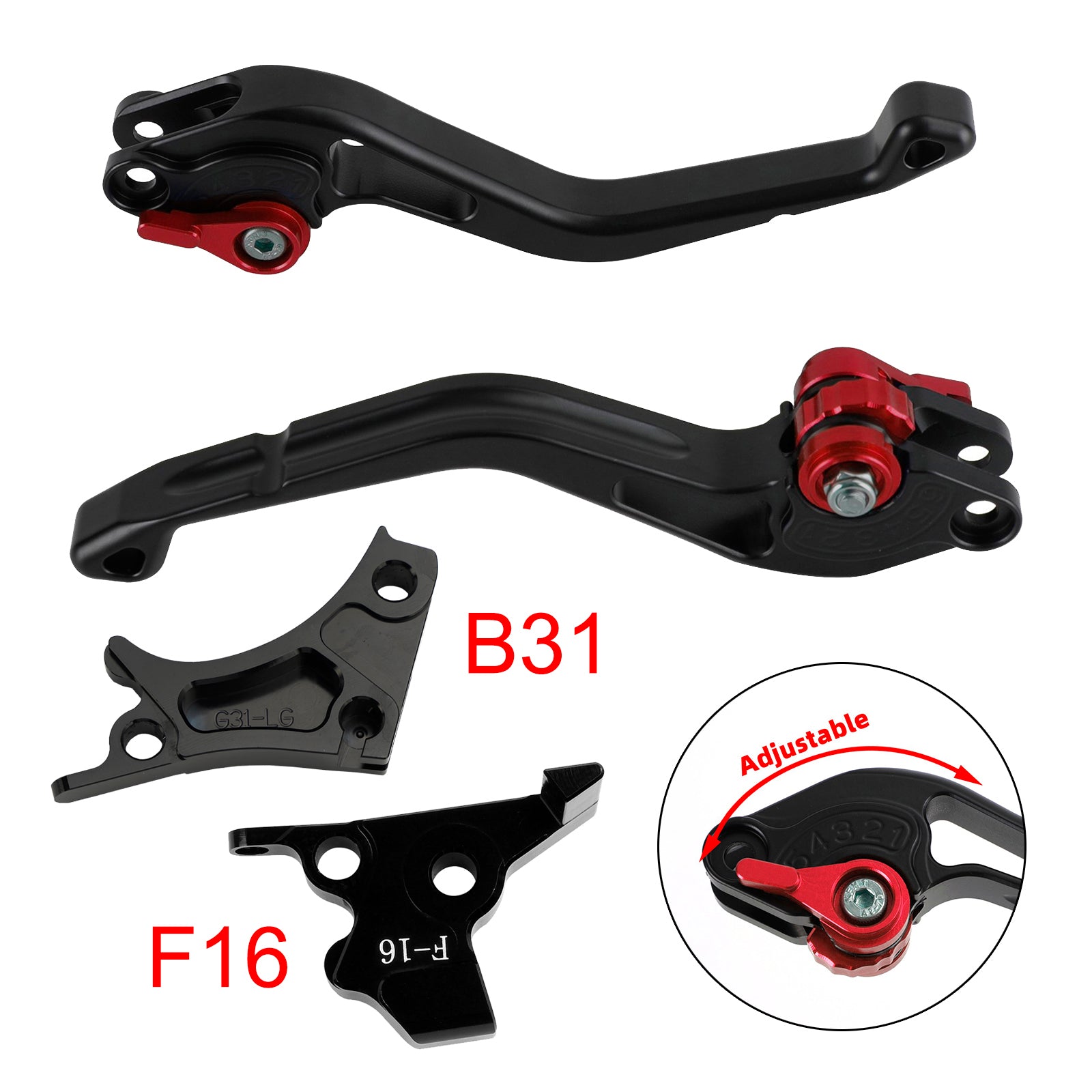 NEW Short Clutch Brake Lever fit for BMW G310R G310GS 2017-2018 Red