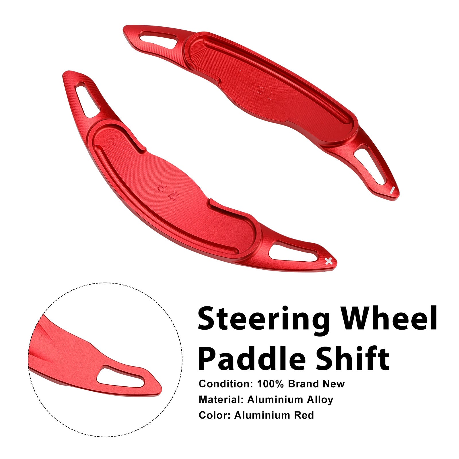 Steering Wheel Paddle Shifter For Mini F54 F55 F56 F57 Aluminium Red