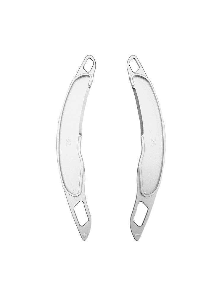 Steering Wheel Paddle Shifter For Mitsubishi ASX 2013-15 Aluminium Silver