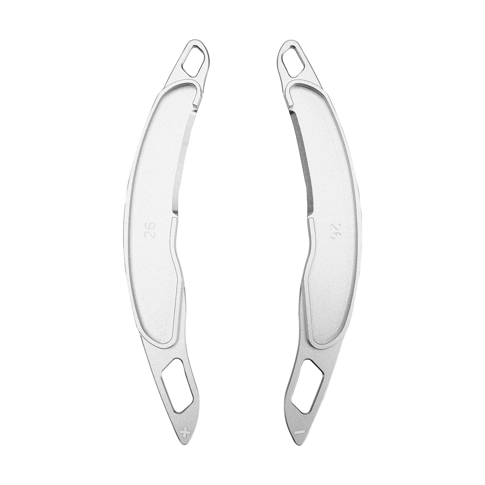 Steering Wheel Paddle Shifter For Mitsubishi ASX 2013-15 Aluminium Silver