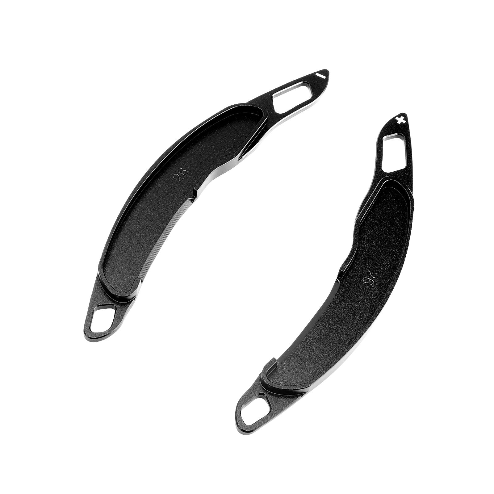 Steering Wheel Paddle Shifter For Mitsubishi ASX 2013-15 Aluminium Black