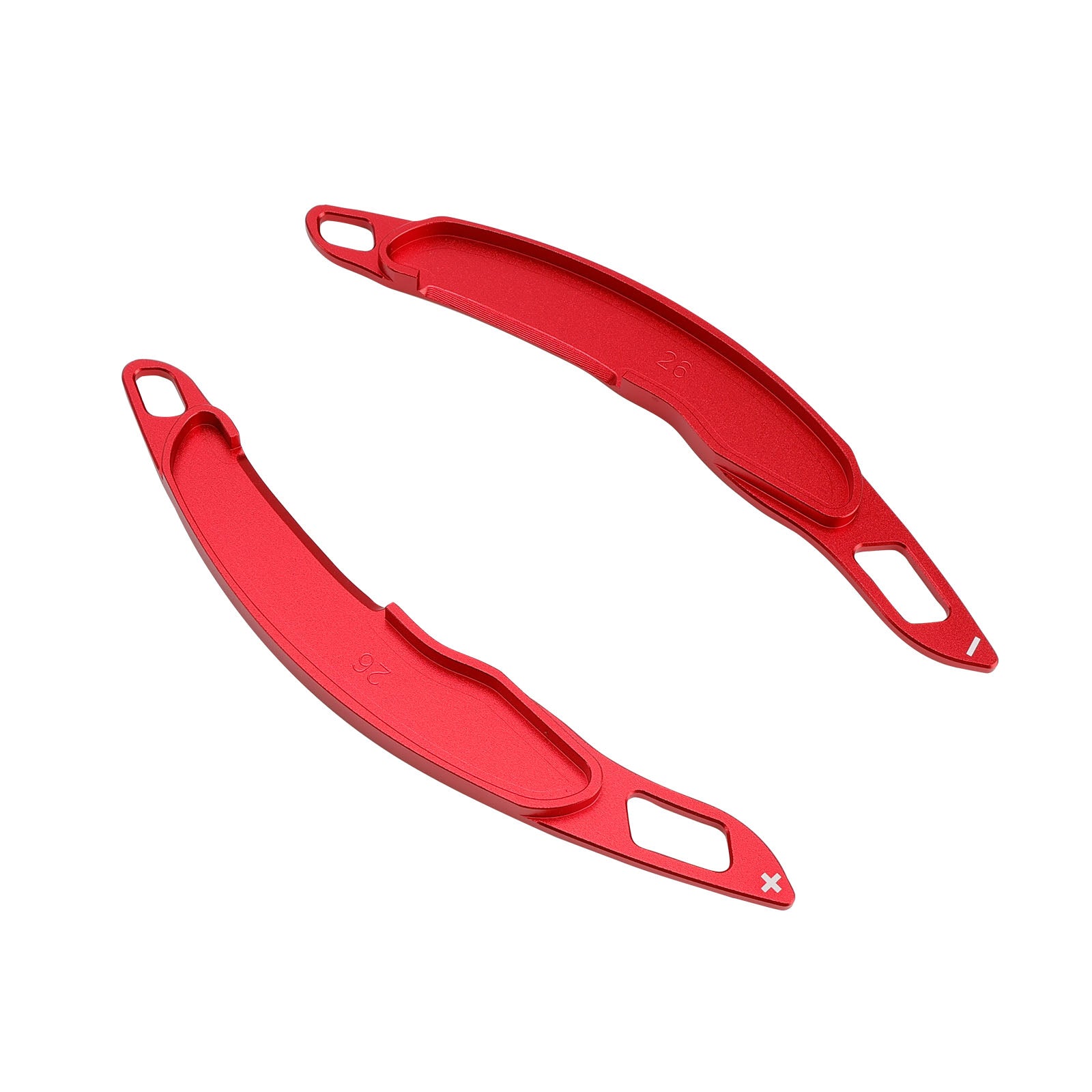 Steering Wheel Paddle Shifter For Mitsubishi ASX 2013-15 Aluminium Red