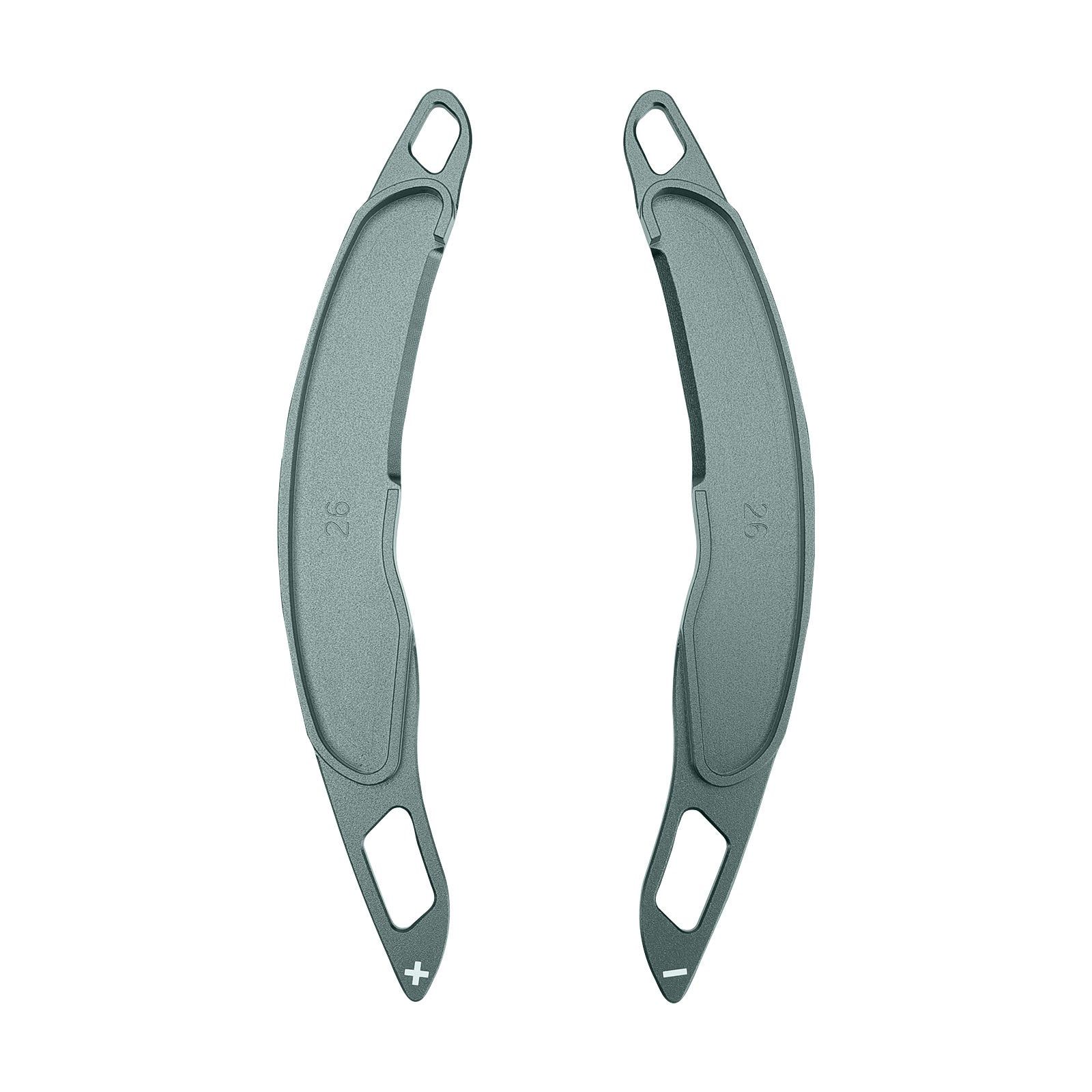 Steering Wheel Paddle Shifter For Mitsubishi ASX 2013-15 Aluminium Grey