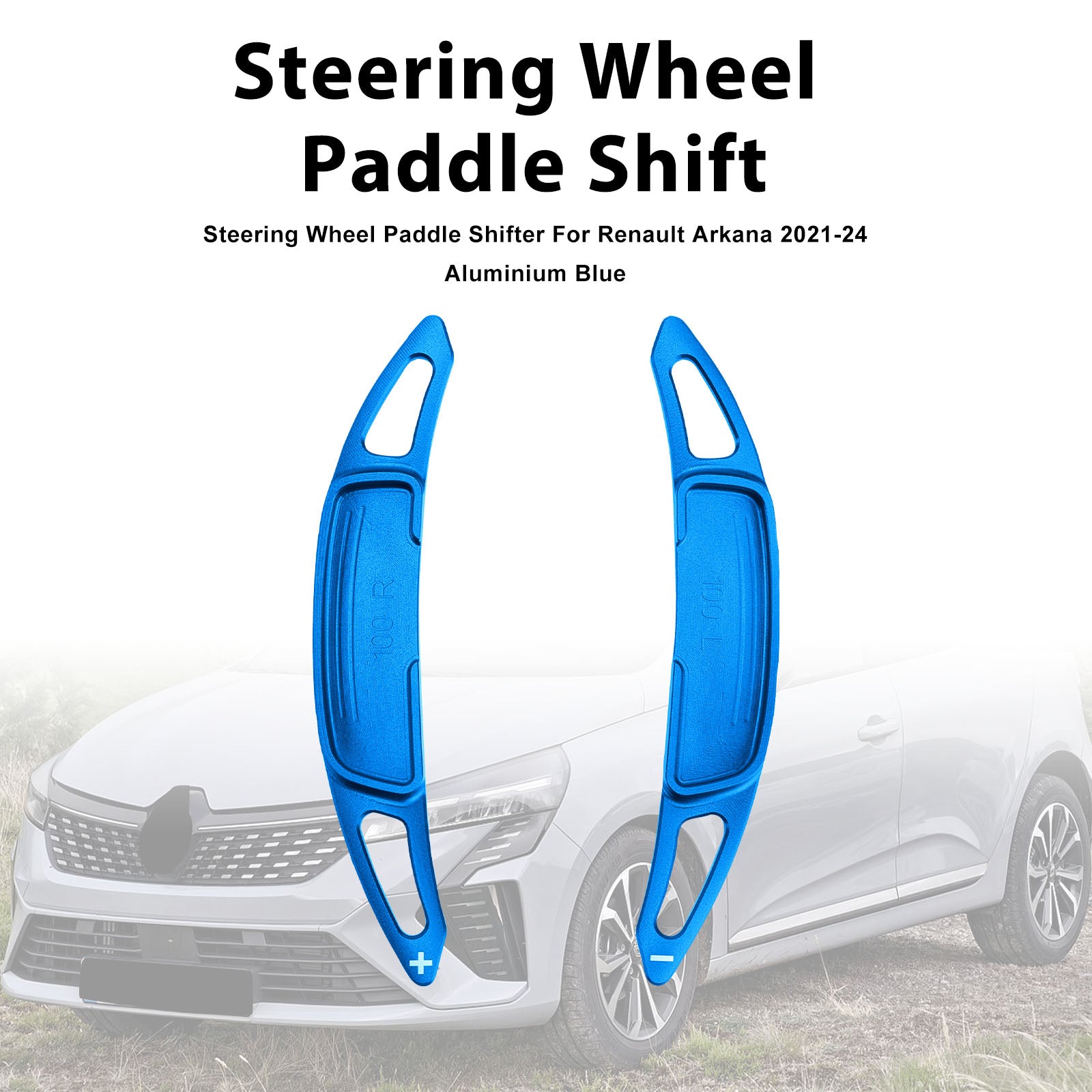 Steering Wheel Paddle Shifter For Renault Arkana 2021-24 Aluminium Blue