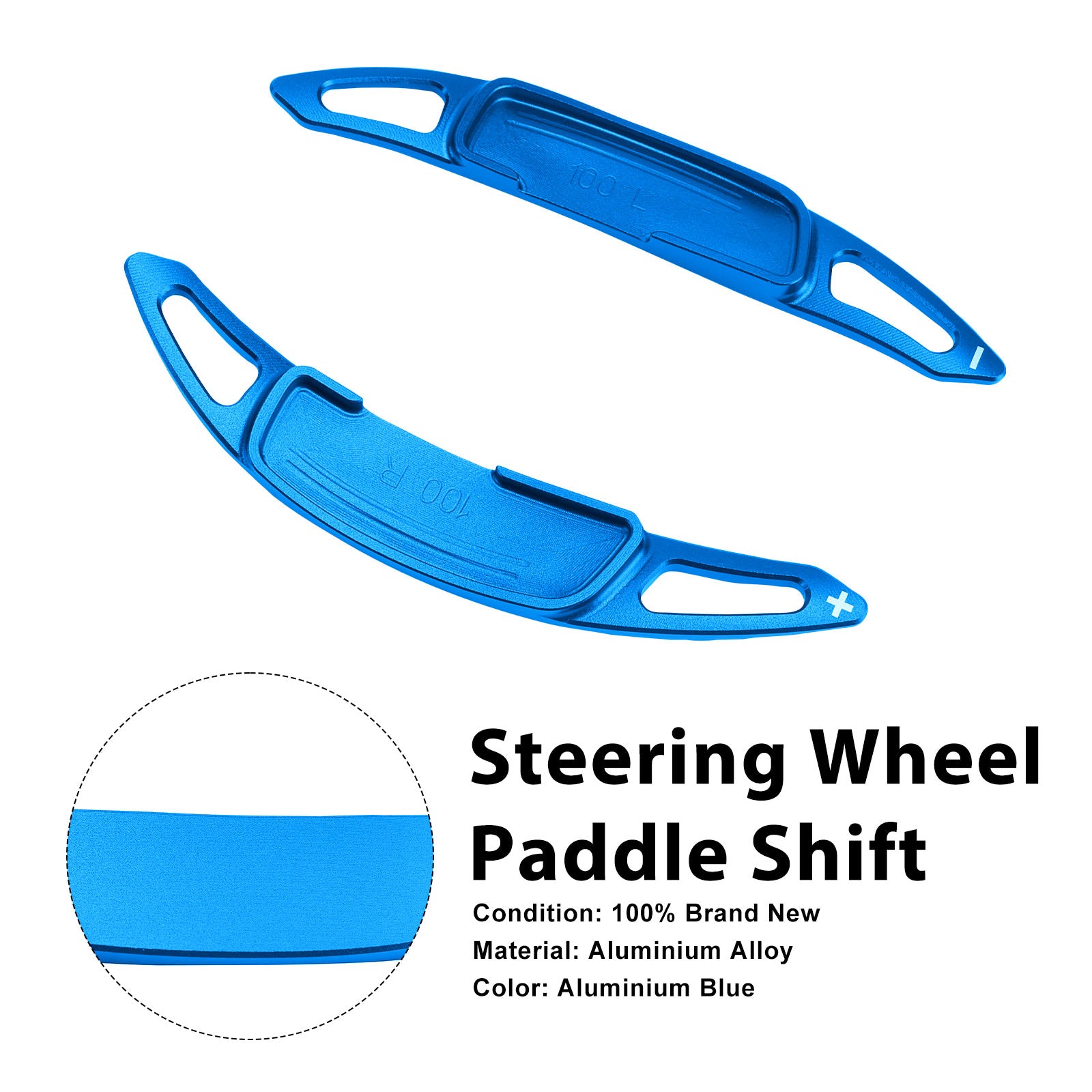 Steering Wheel Paddle Shifter For Renault Arkana 2021-24 Aluminium Blue