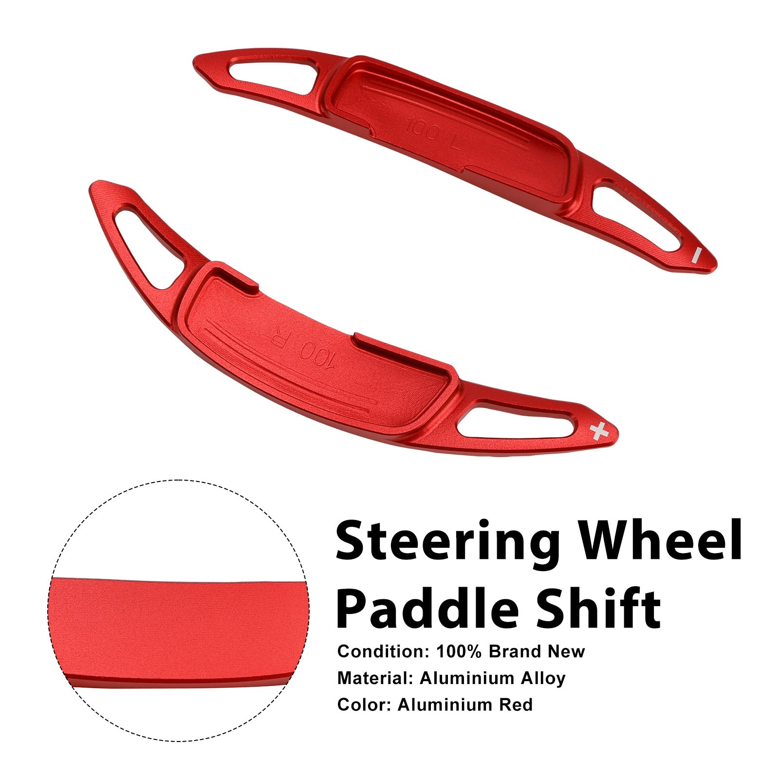 Steering Wheel Paddle Shifter For Renault Arkana 2021-24 Aluminium Red