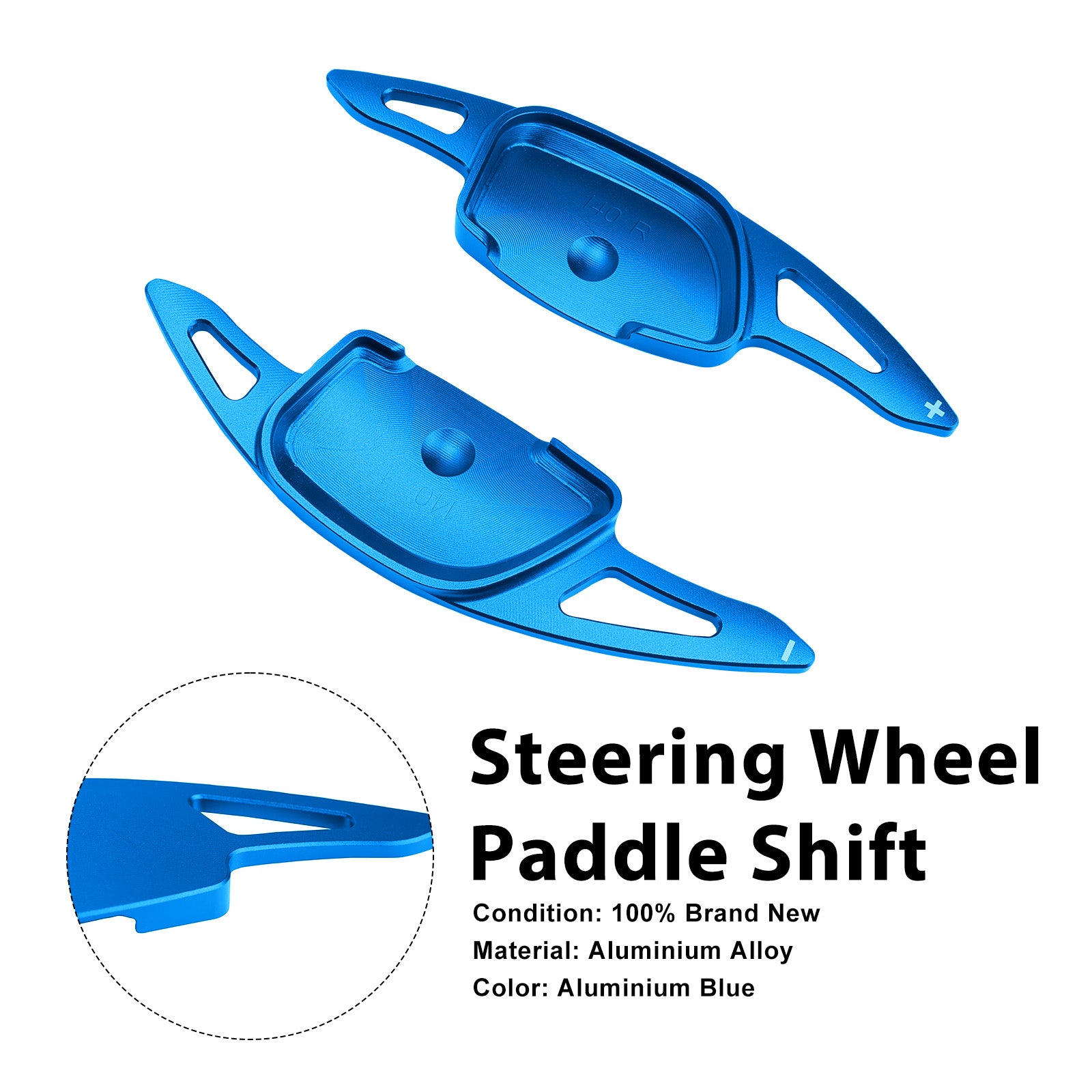 Steering Wheel Paddle Shifter For Hyundai Ioniq 5 2021-23 Aluminium Blue