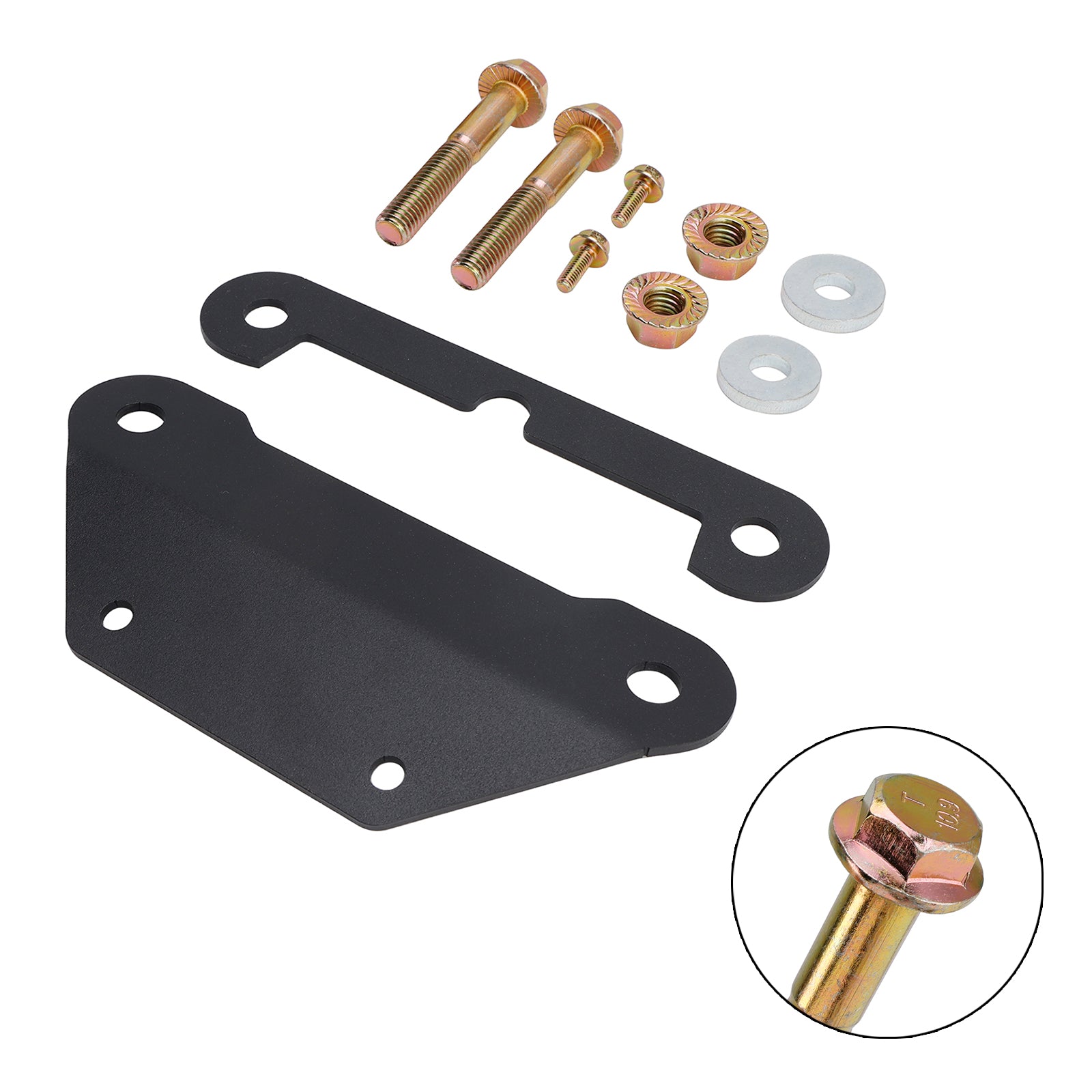 Front Shock Mount Braces Plate Kit Reinforcement Brackets For Kawasaki Krx 1000
