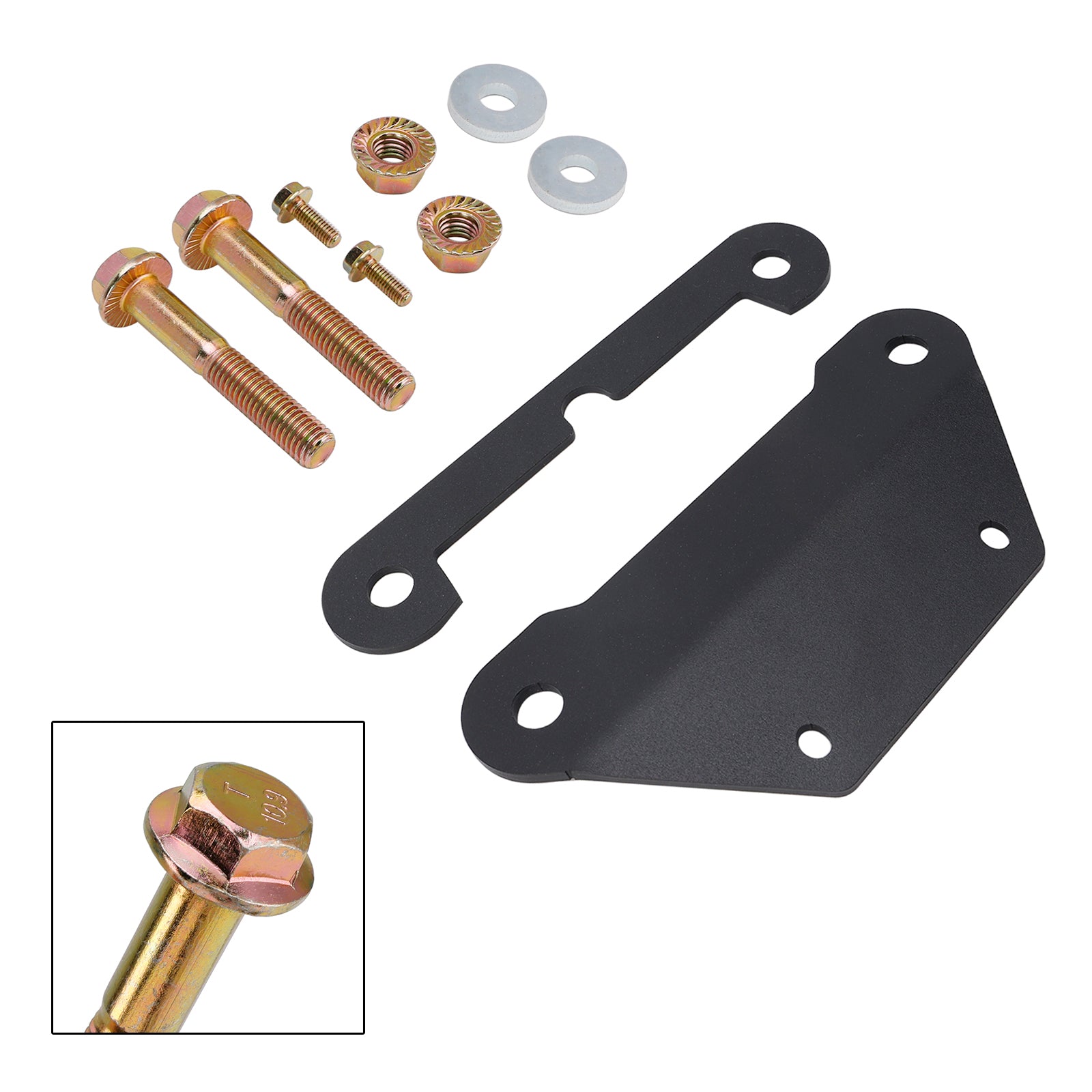 Front Shock Mount Braces Plate Kit Reinforcement Brackets For Kawasaki Krx 1000
