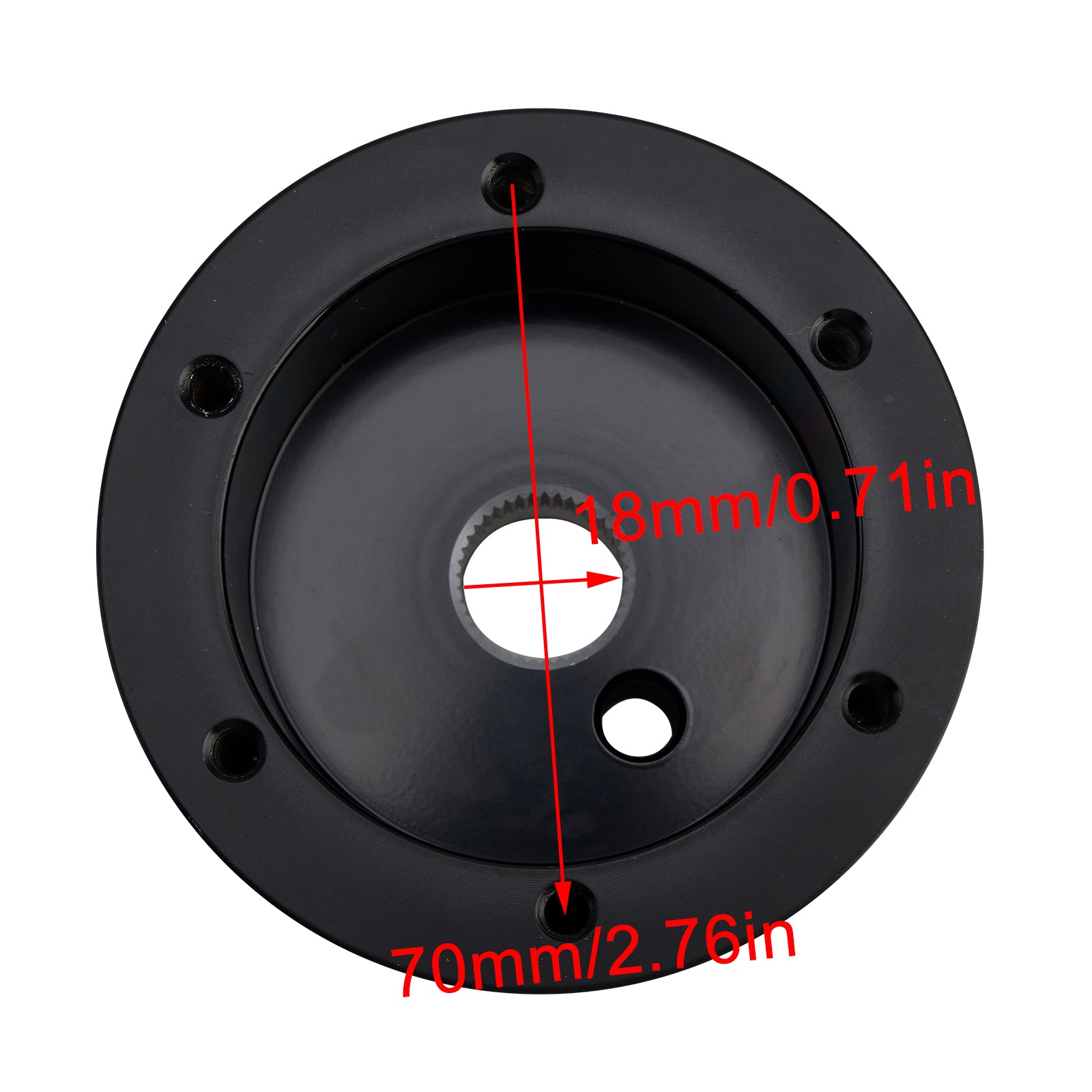 Steering Wheel Hub 6 Spokes Black For Can-Am Commander 1000R Defender Hd 19-21
