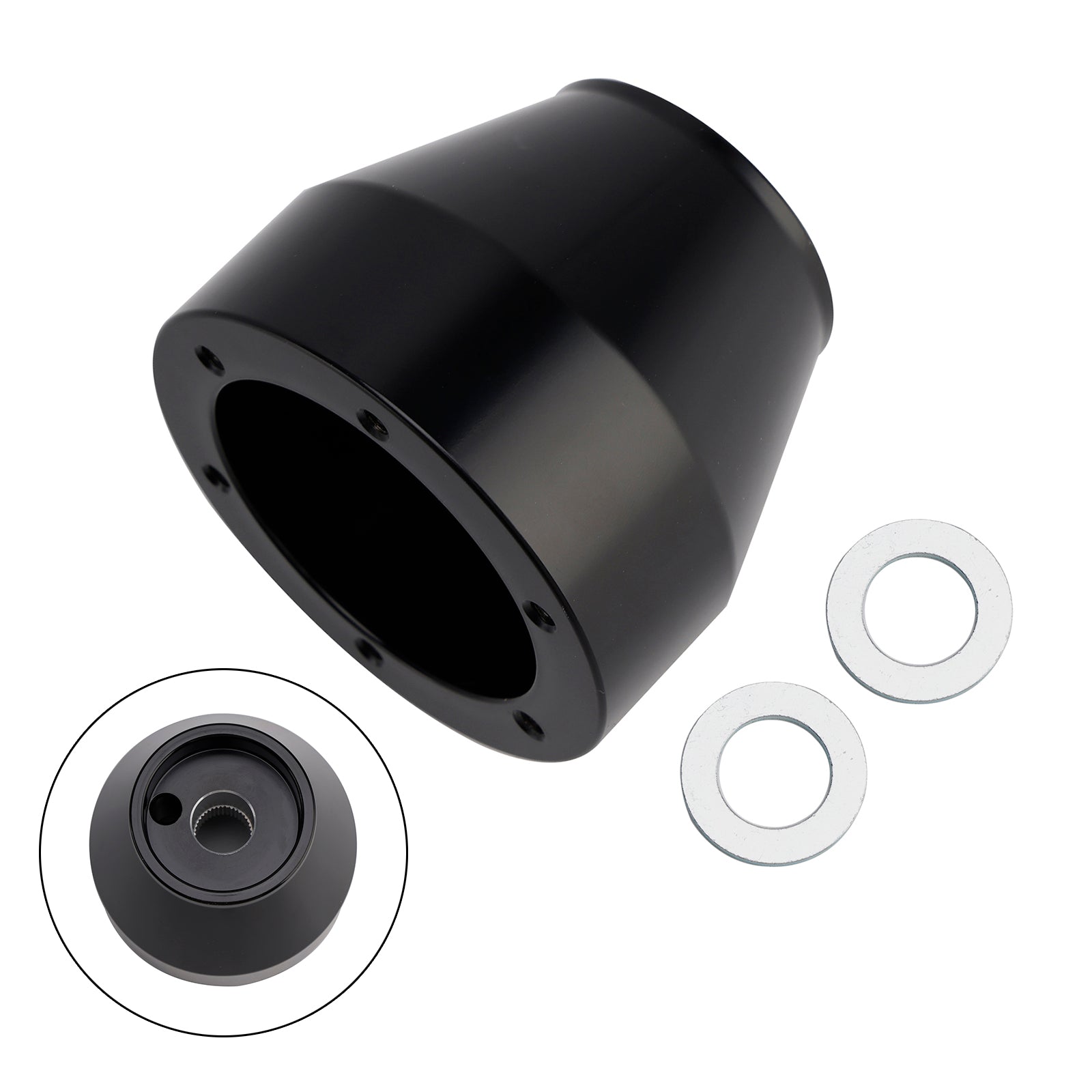 Steering Wheel Hub 6 Spokes Black For Can-Am Commander 1000R Defender Hd 19-21