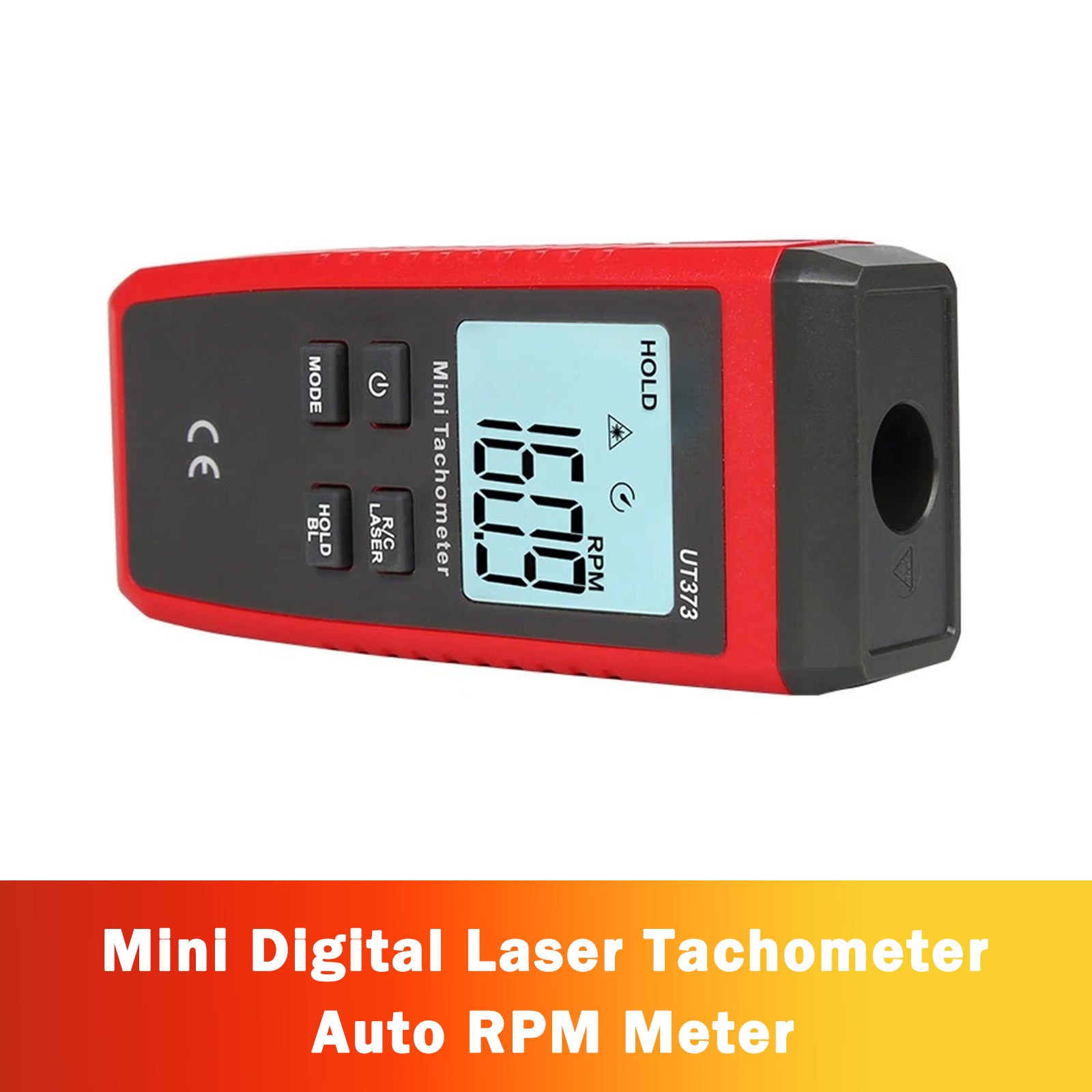 UT373 LCD Digital Mini Non-contact Laser Tachometer RPM Speed Tester