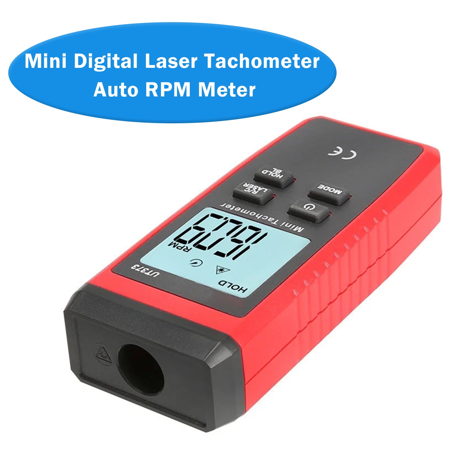 UT373 LCD Digital Mini Non-contact Laser Tachometer RPM Speed Tester