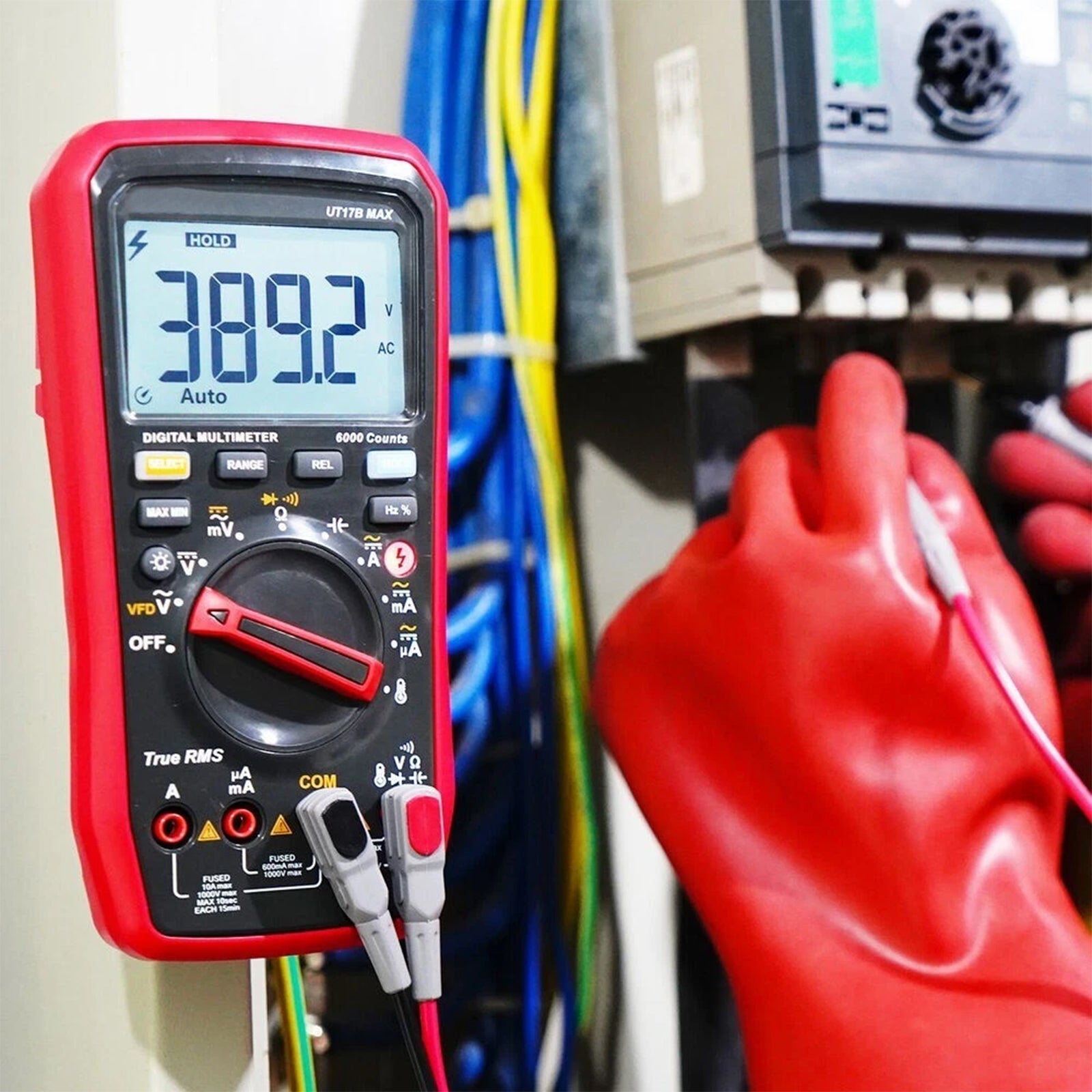 UT17B MAX Digital Multimeter DC/AC Function SwitchingC/V/I/R Measurement?