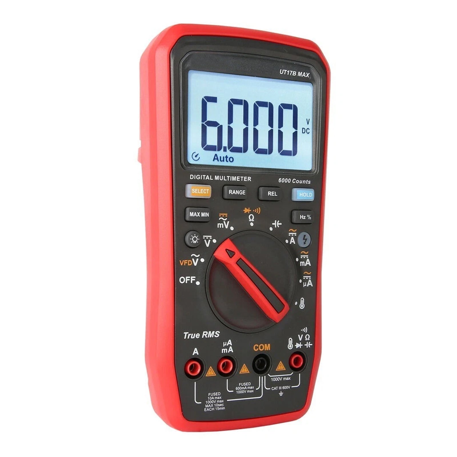 UT17B MAX Digital Multimeter DC/AC Function SwitchingC/V/I/R Measurement?