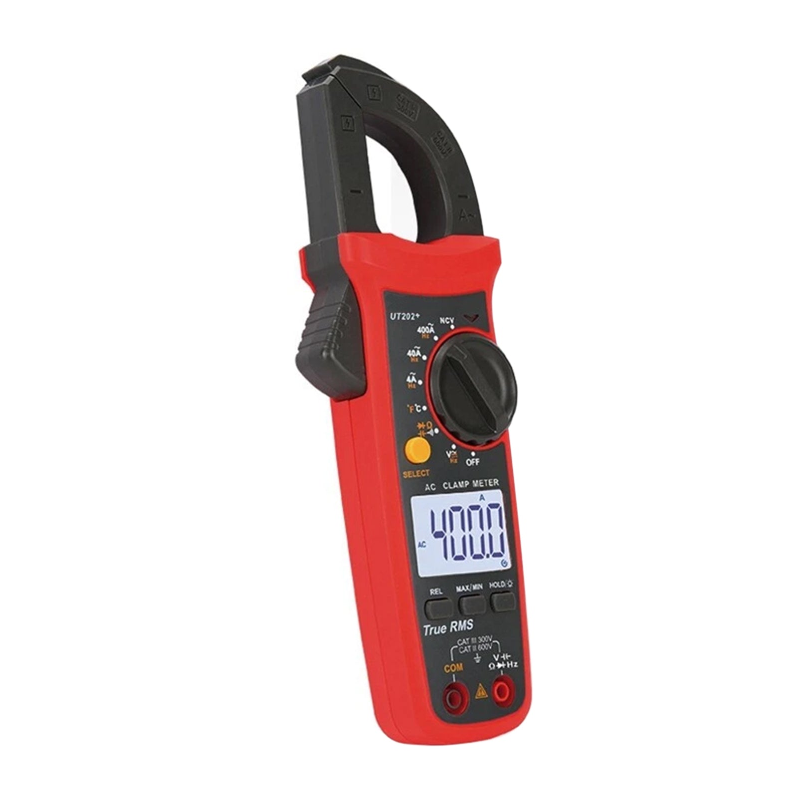 UT202+ Handheld True RMS Digital Clamp Meter Multimeter AC DC Volt NCV