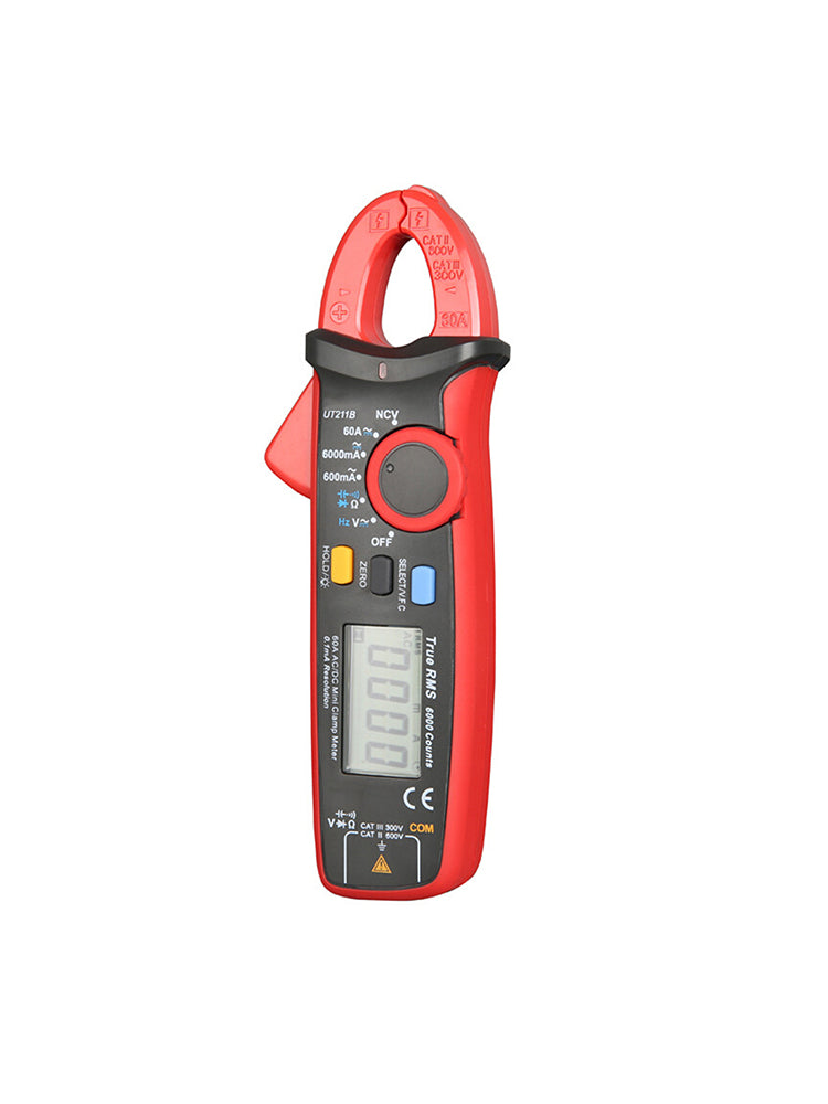 UT211B 60A Mini TRMS Multimeter Digital Clamp Meter AC DC VFC NCV Tester