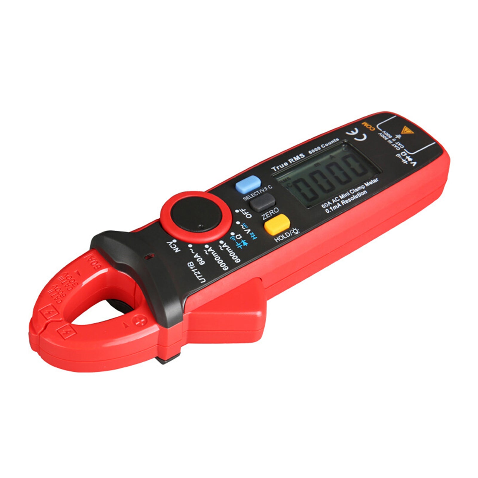 UT211B 60A Mini TRMS Multimeter Digital Clamp Meter AC DC VFC NCV Tester