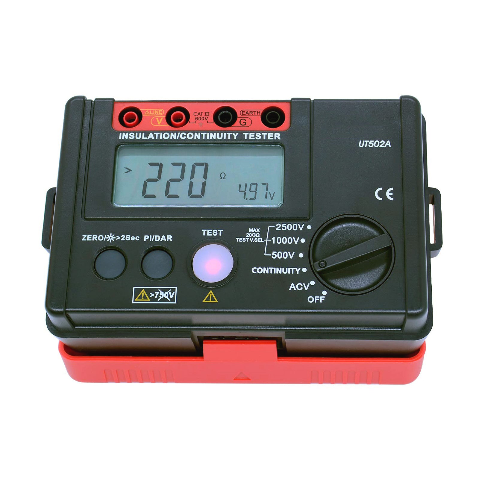 UT502A 2500V Insulation Resistance Meter Ground Tester Megohmmeter Volt