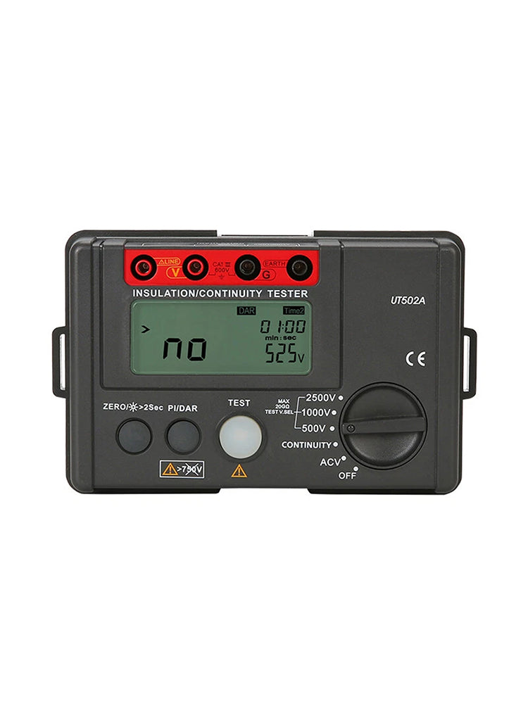 UT502A 2500V Insulation Resistance Meter Ground Tester Megohmmeter Volt