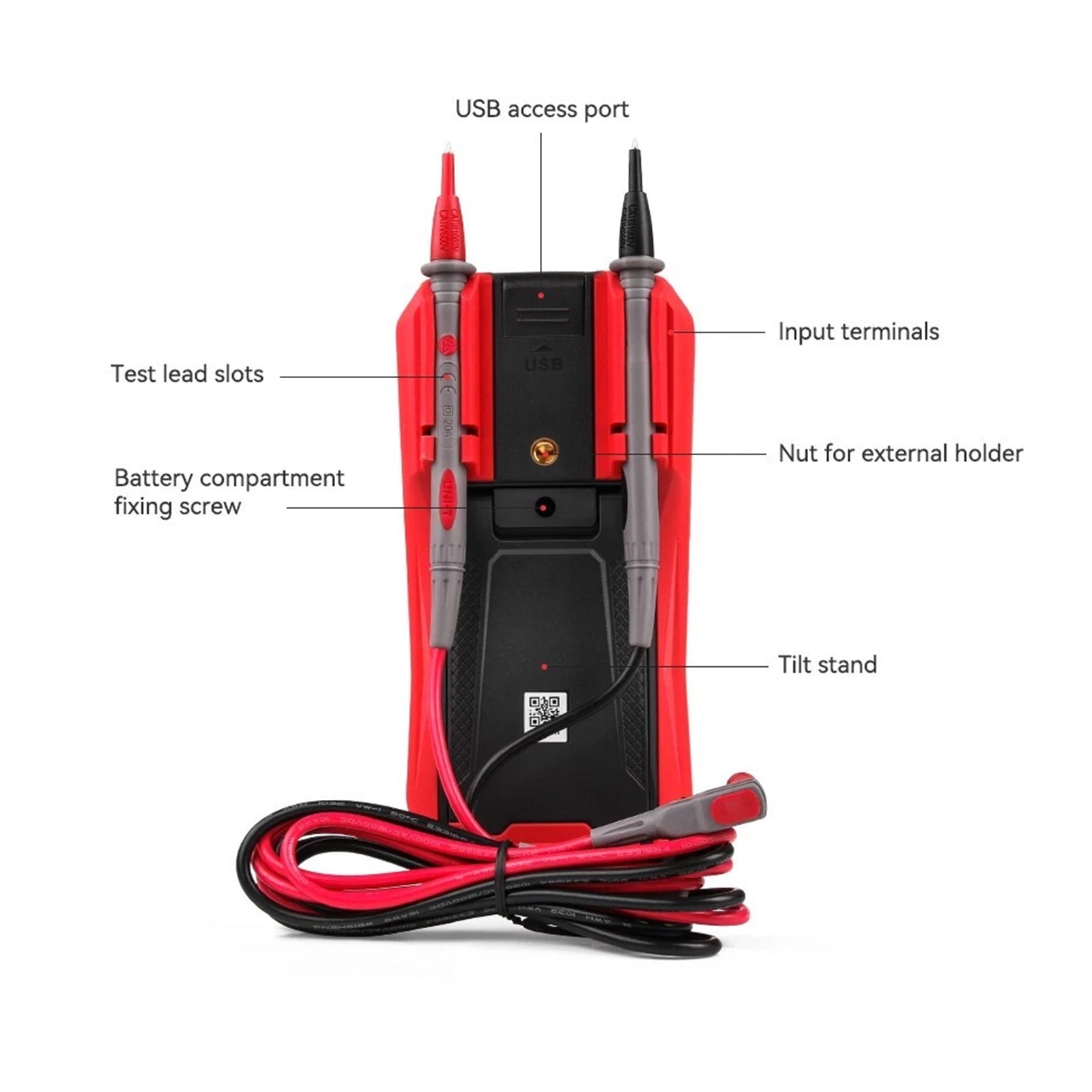 UT61B+ Non-Contact Voltage Tester Ac Dc Voltage Frequency Multimeter