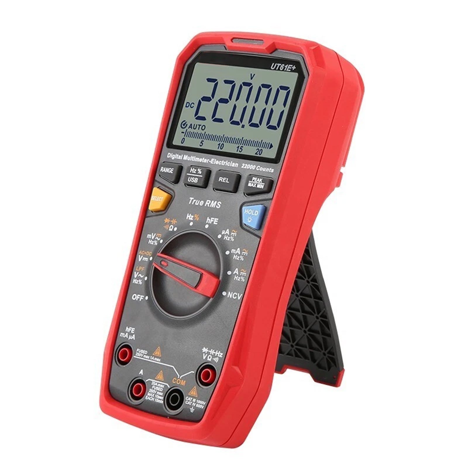 UT61B+ Non-Contact Voltage Tester Ac Dc Voltage Frequency Multimeter
