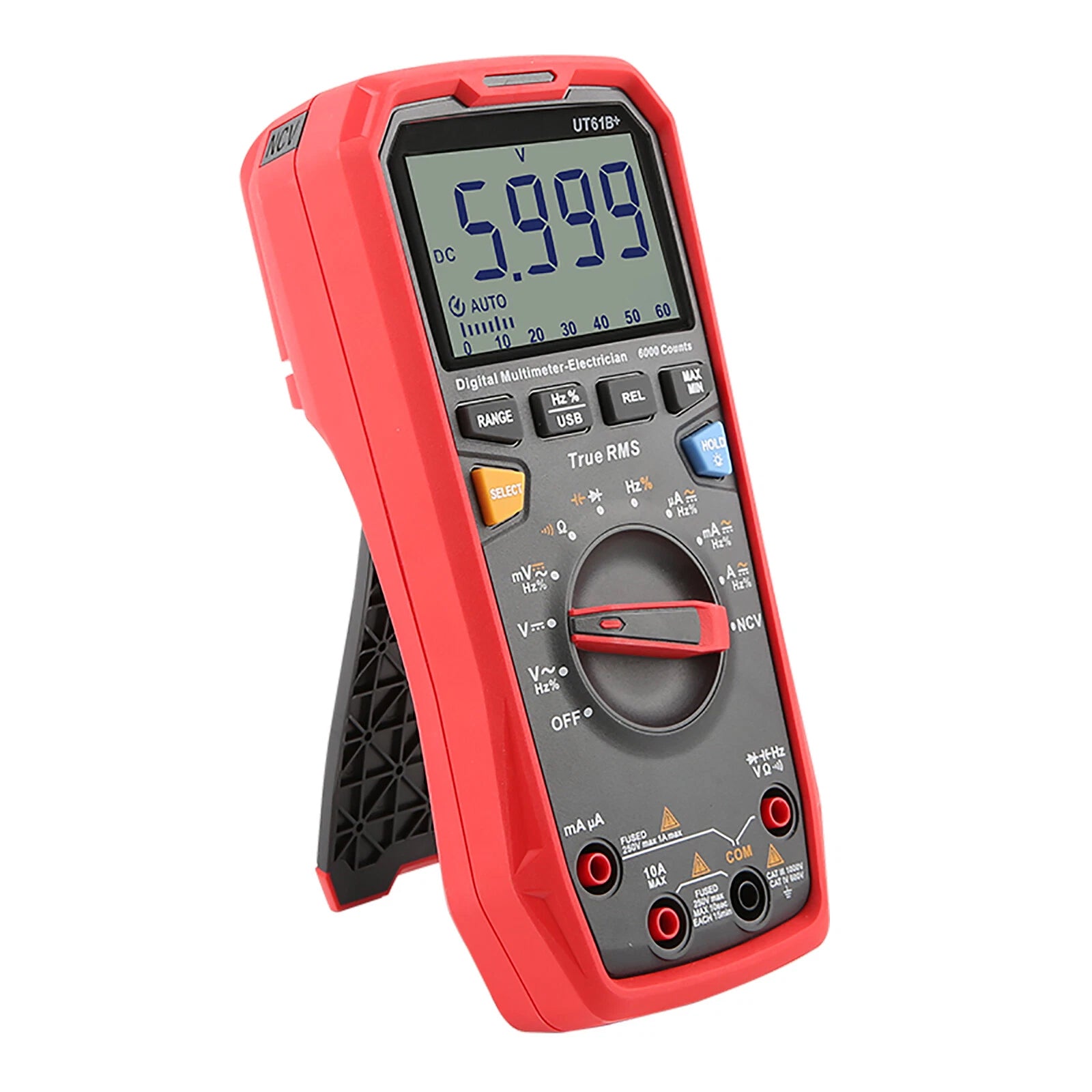 UT61B+ Non-Contact Voltage Tester Ac Dc Voltage Frequency Multimeter