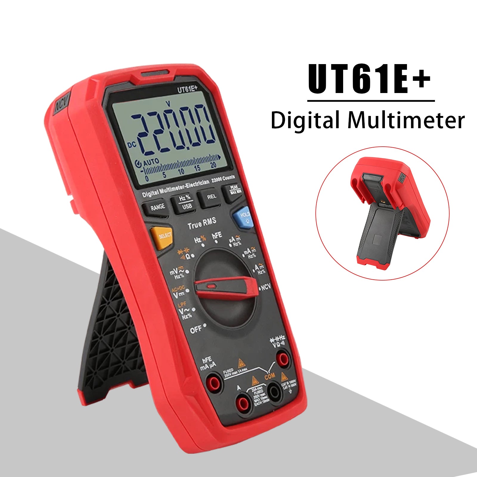 UT61E+ Digital Multimeters AC/DC Modern Digital Auto Ranging Multimeters