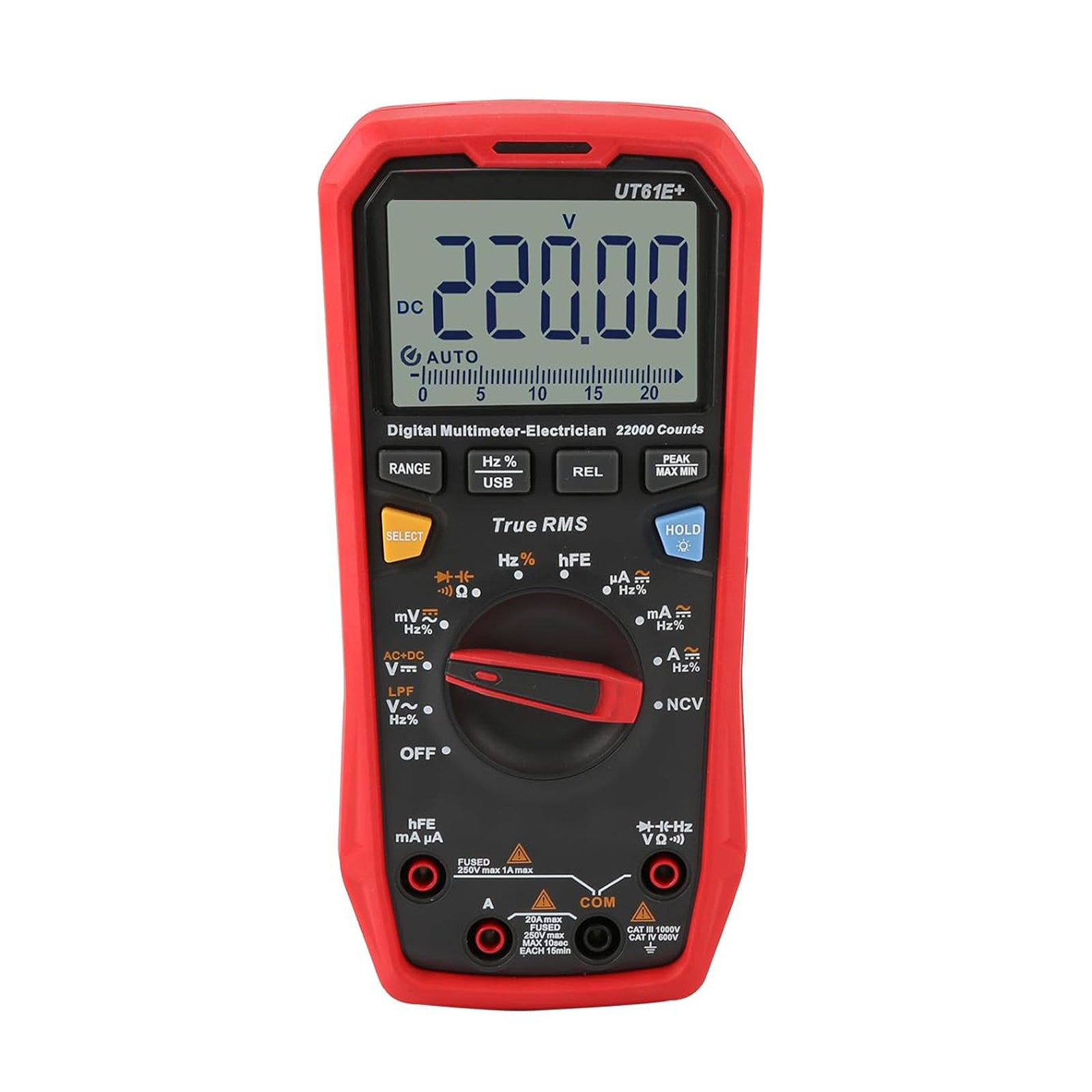 UT61E+ Digital Multimeters AC/DC Modern Digital Auto Ranging Multimeters