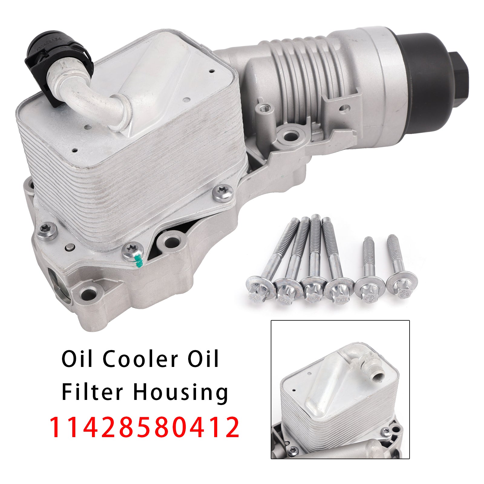 Oil Cooler Oil Filter Housing For BMW F40 F44 F45 F46 F48 F39 Mini One F55 F56