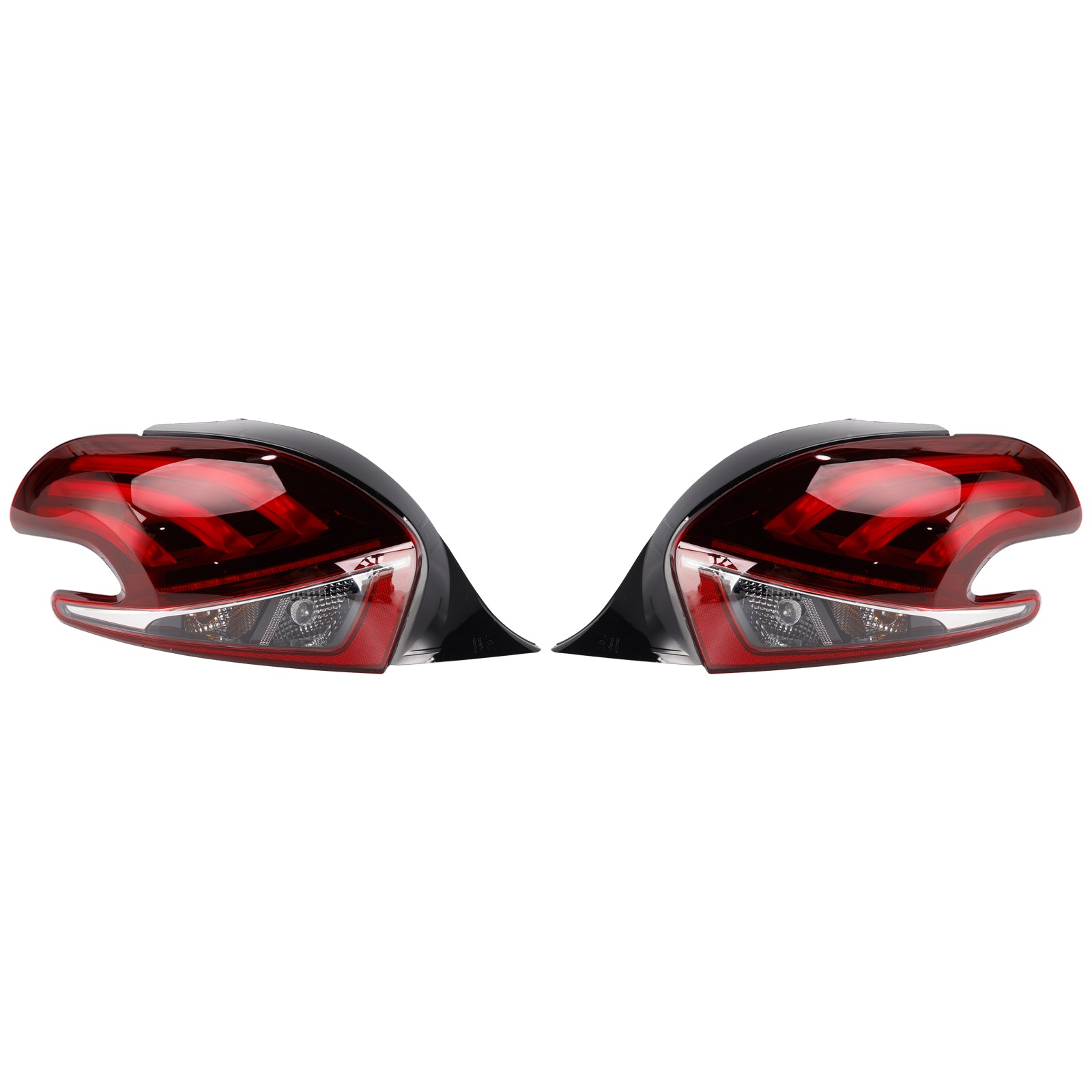 LED Rear Left+Right Tail Light Lamp For Peugeot 208 2015-2019 Facelift Models