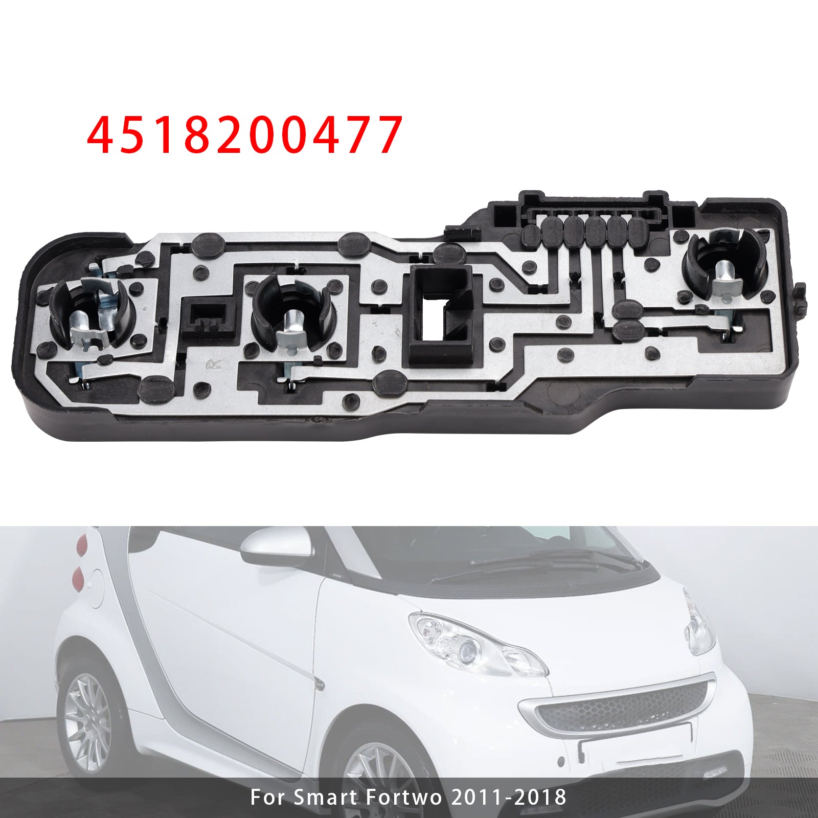 Right Taillight Lamp Bulb Socket Panel 4518200477 For Smart Fortwo 2008-2018