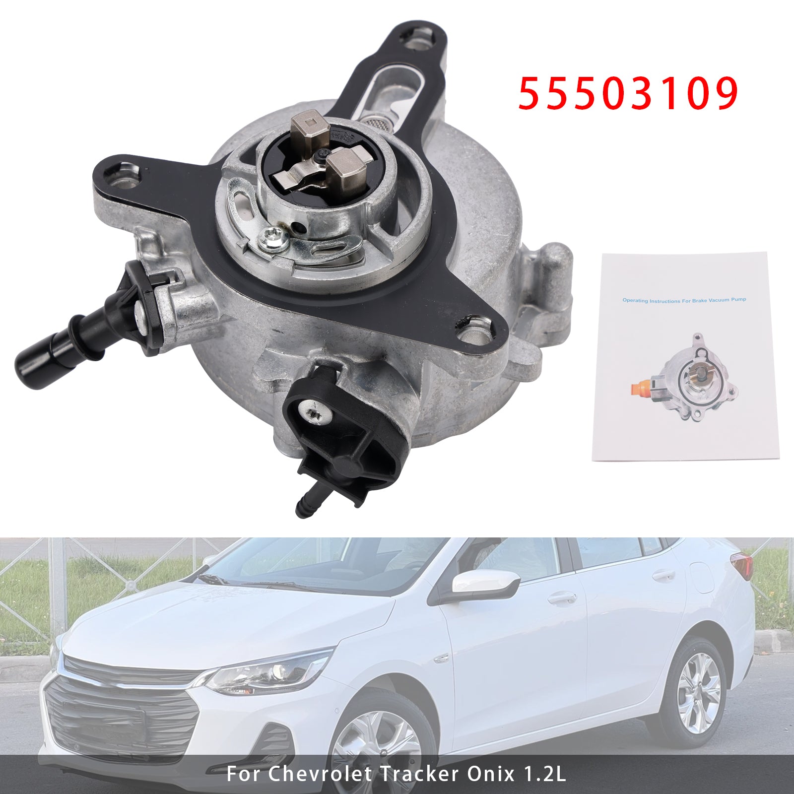 Brake Booster Vacuum Pump 55503109 For Chevrolet Tracker Onix 1.2L