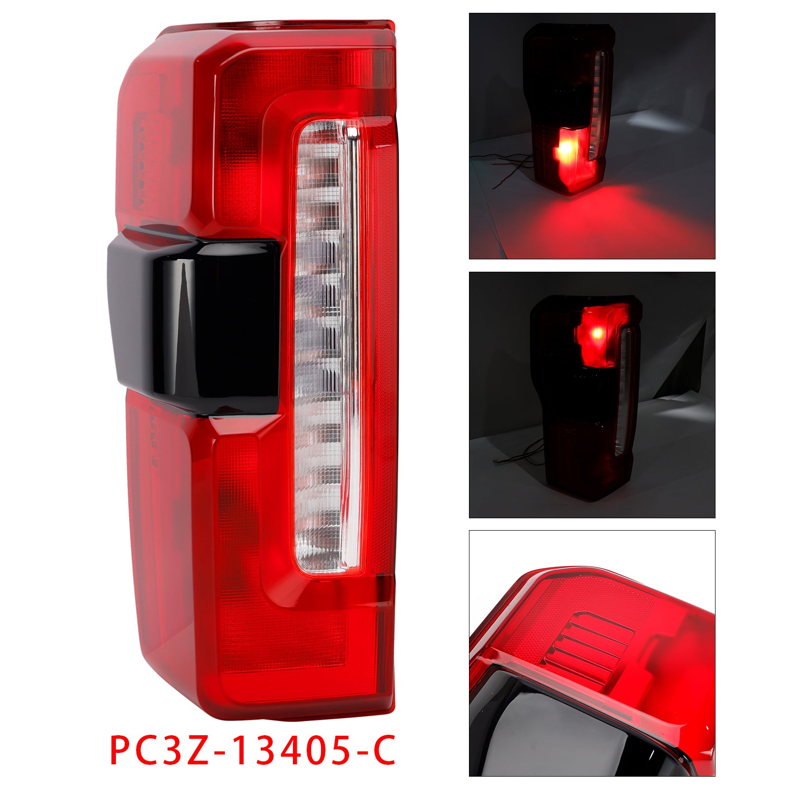 Left LED Tail Light With Blind Spot For Ford F-250 F350 F450 Super Duty 23-2026