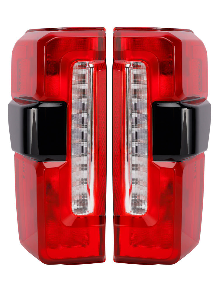 L+R LED Tail Light With Blind Spot For Ford F-250 F350 F450 Super Duty 2023-2026