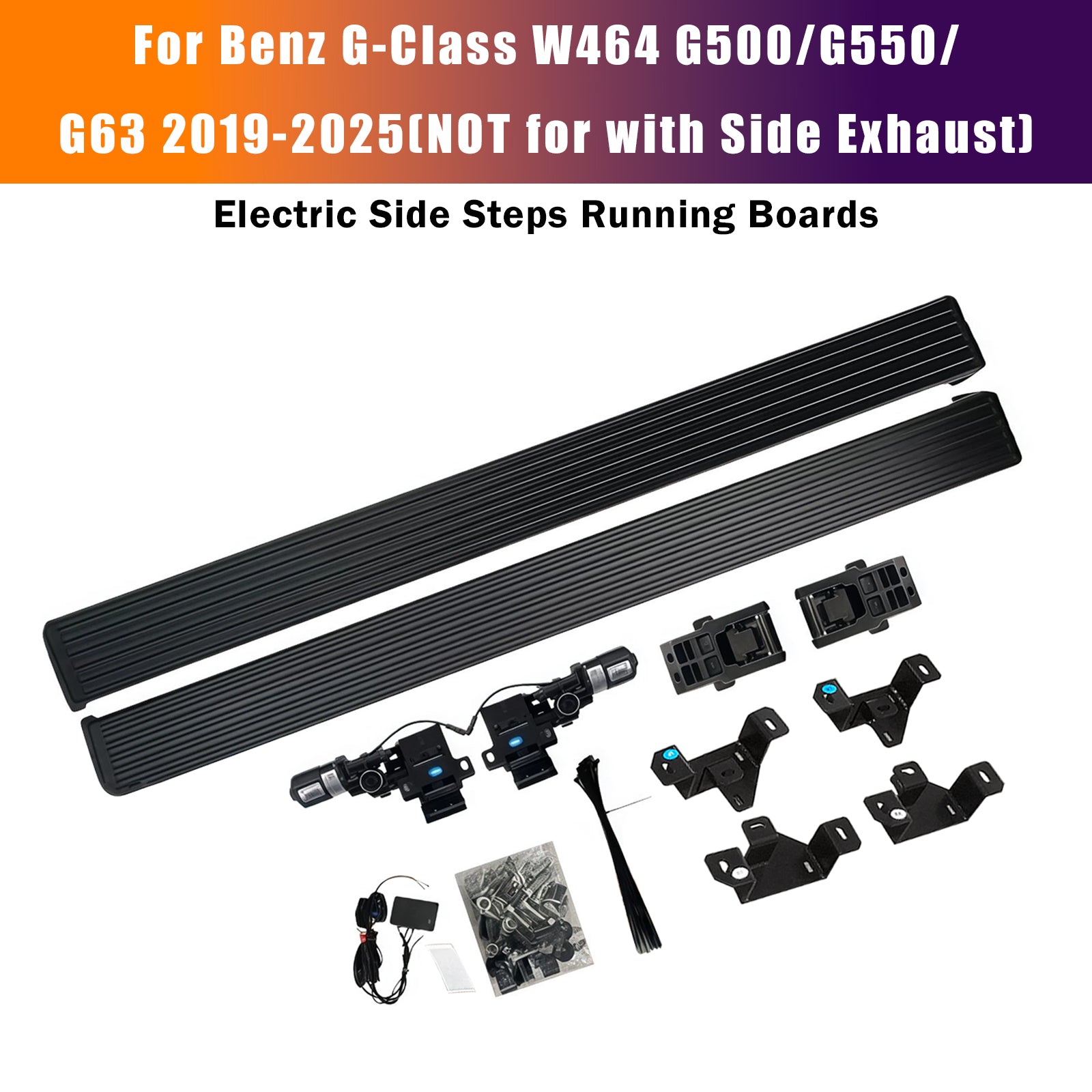 Electric Side Steps Running Boards For Benz G-Class W464 G550 G500 G63 2019-2026