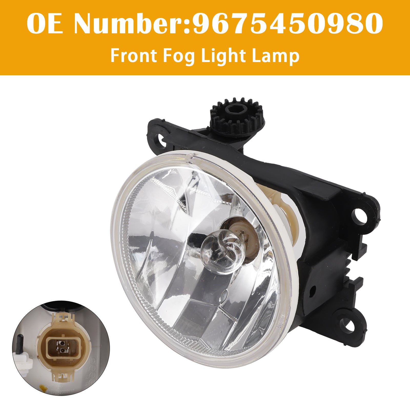 Front Fog Light Lamp 9675450980 For Peugeot 208 308 2008 2013-2019