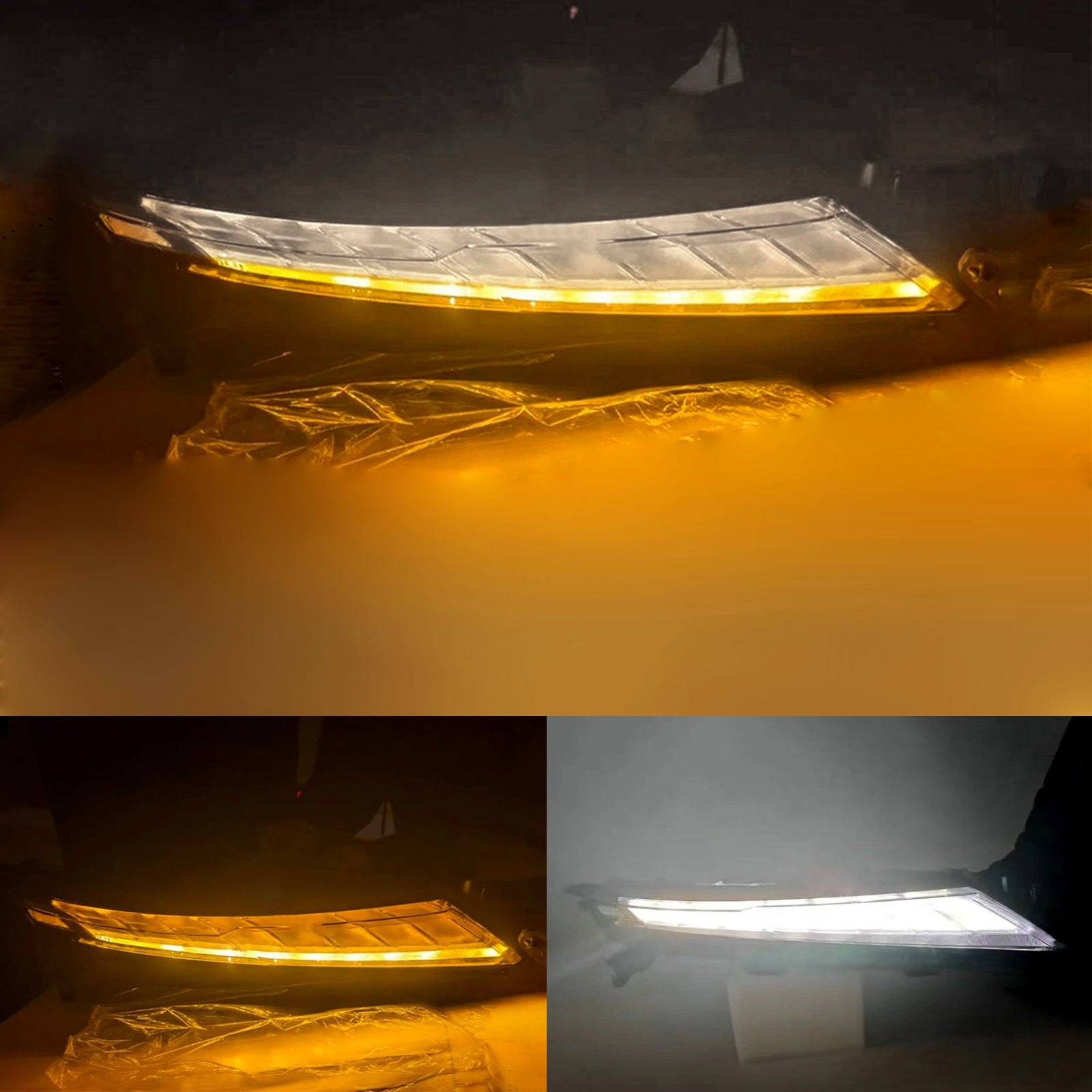 Left + Right Side Front LED DRL Lamp For Mitsubishi Eclipse Cross 2022-2026