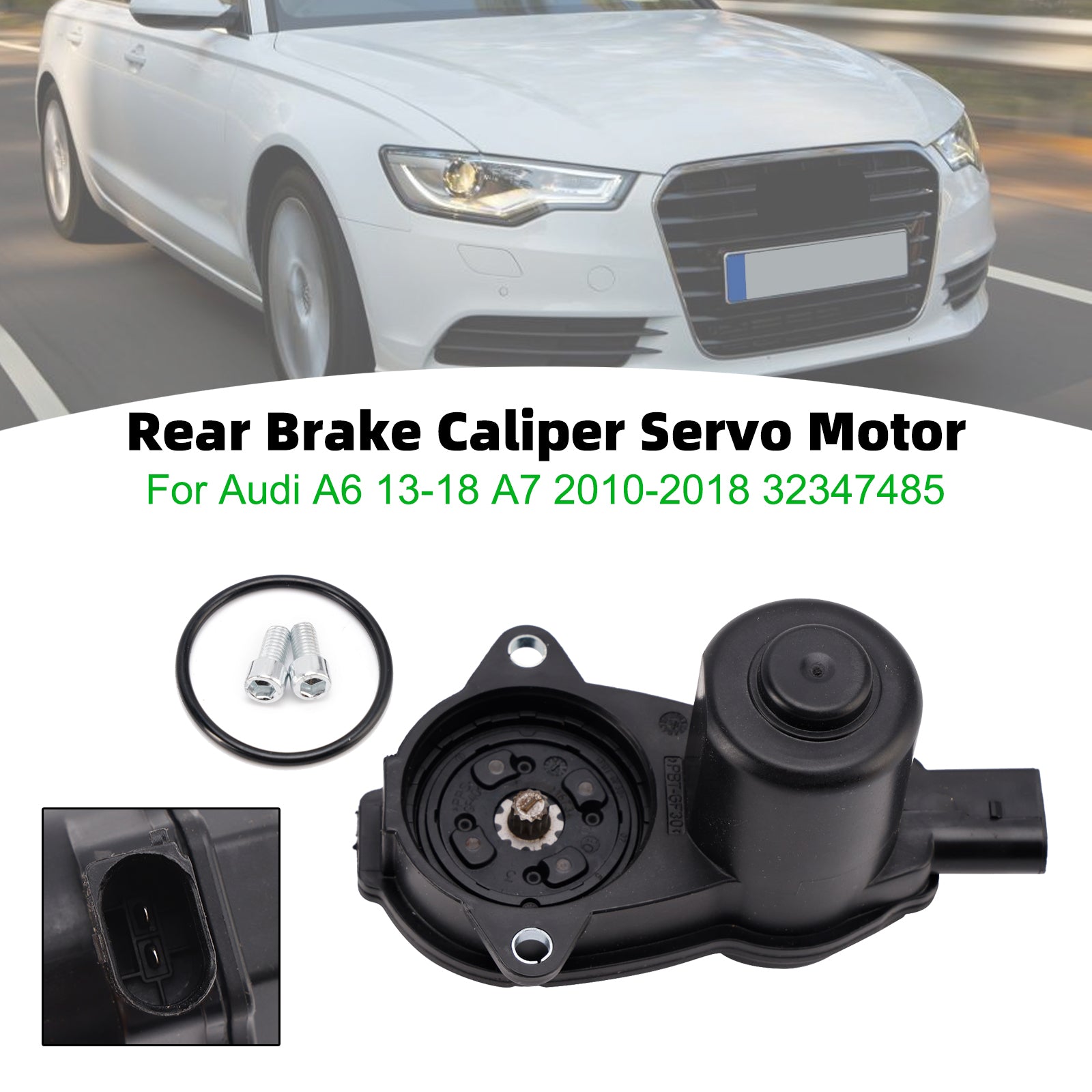 Rear Brake Caliper Servo Motor For Audi A6 13-18 A7 2010-2018 32347485