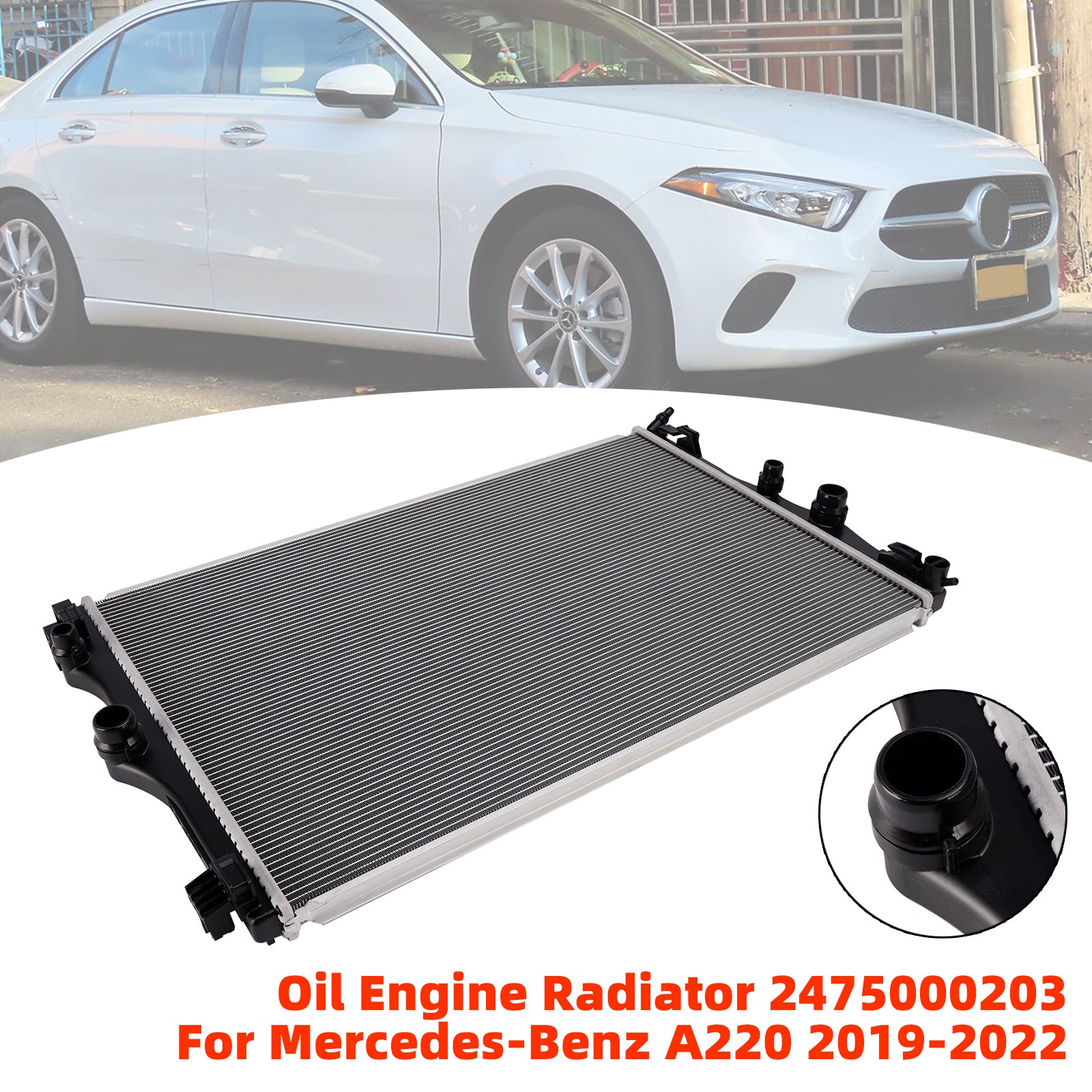 Oil Engine Radiator 2475000203 For Mercedes-Benz A220 2019-2022