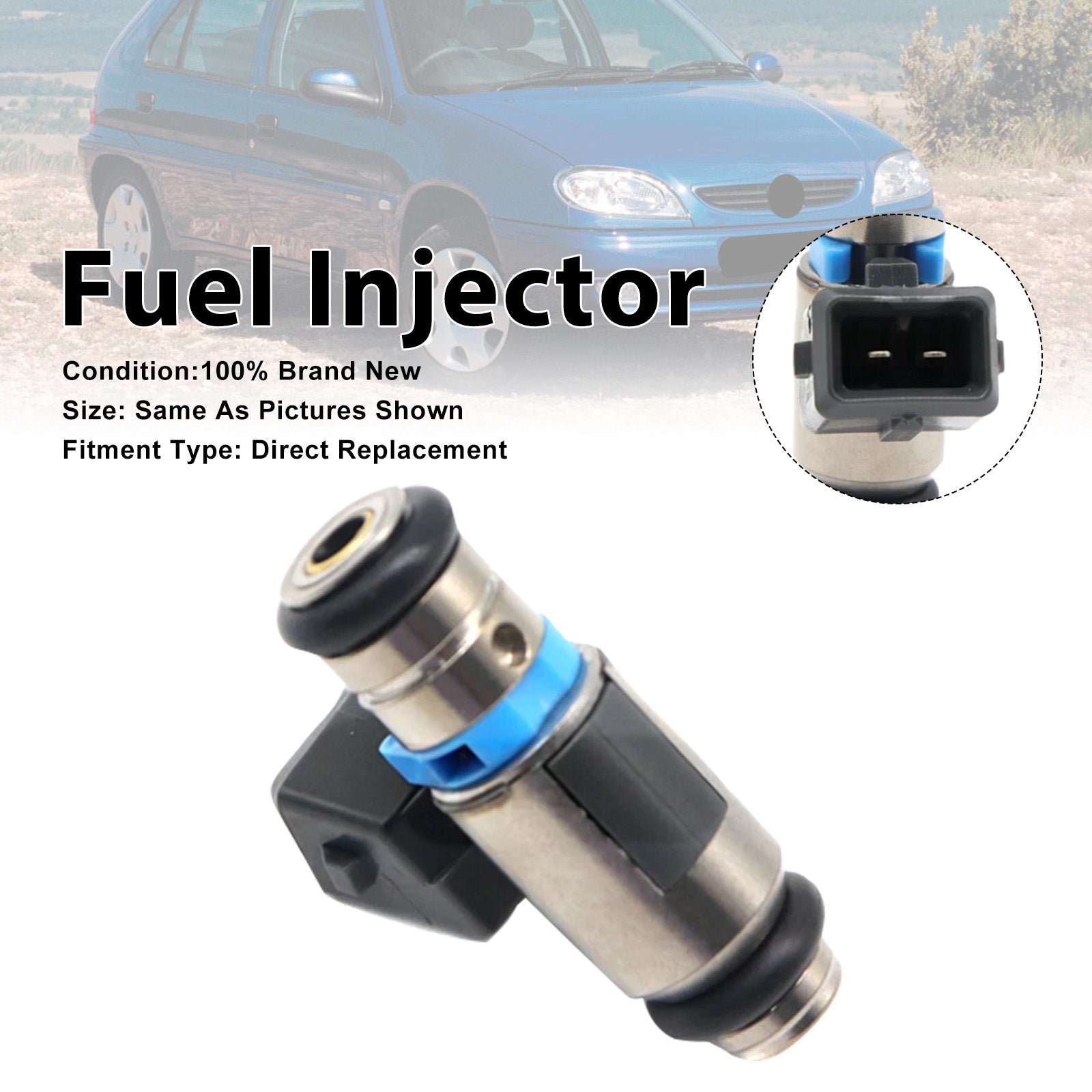 1Pcs Fuel Injector For Fiat Coupe 175 1996-2000 Stilo 192 2001-2008 iwp006