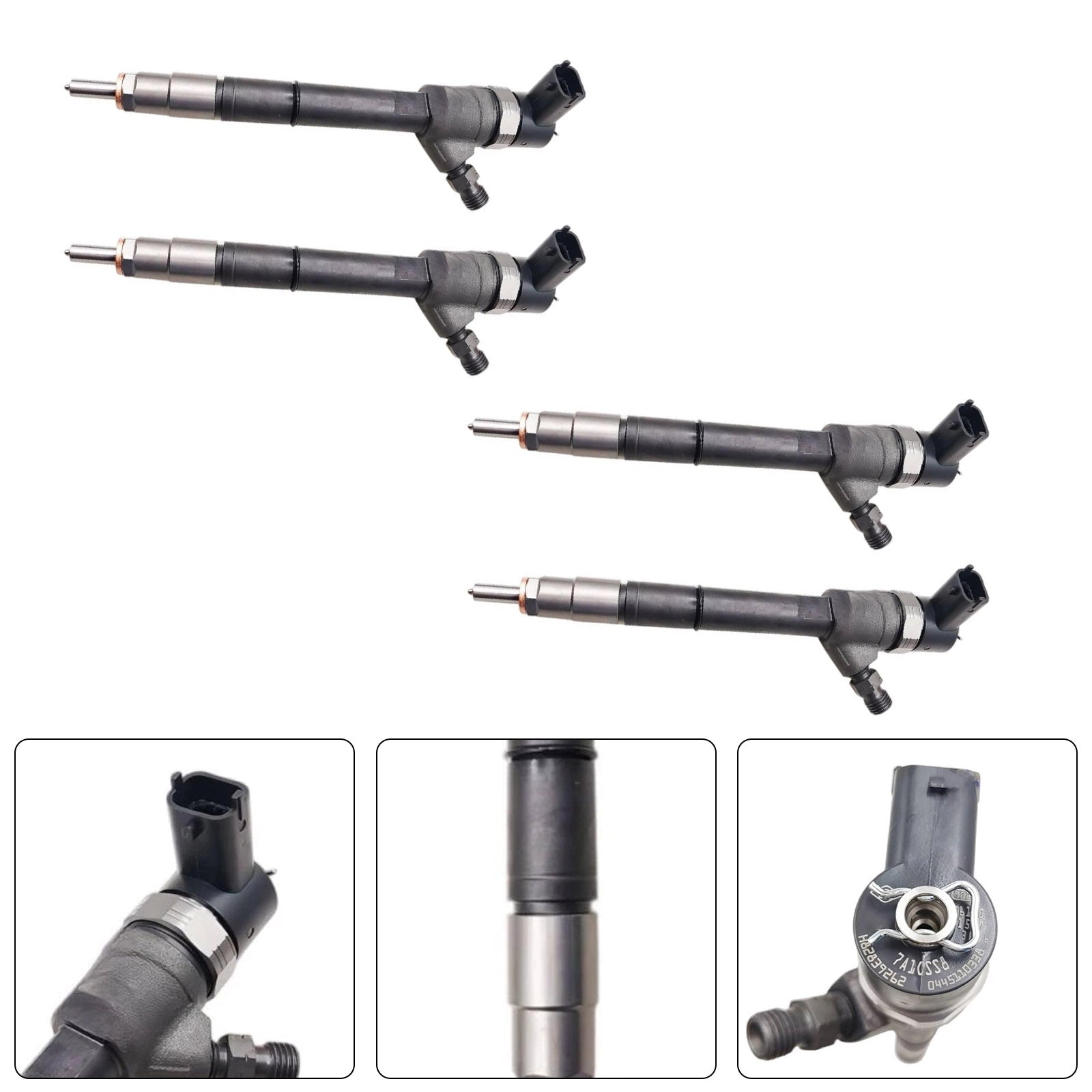 4Pcs Fuel Injector For Renault Trafic II For Opel Vivaro 2.0L 0445110338