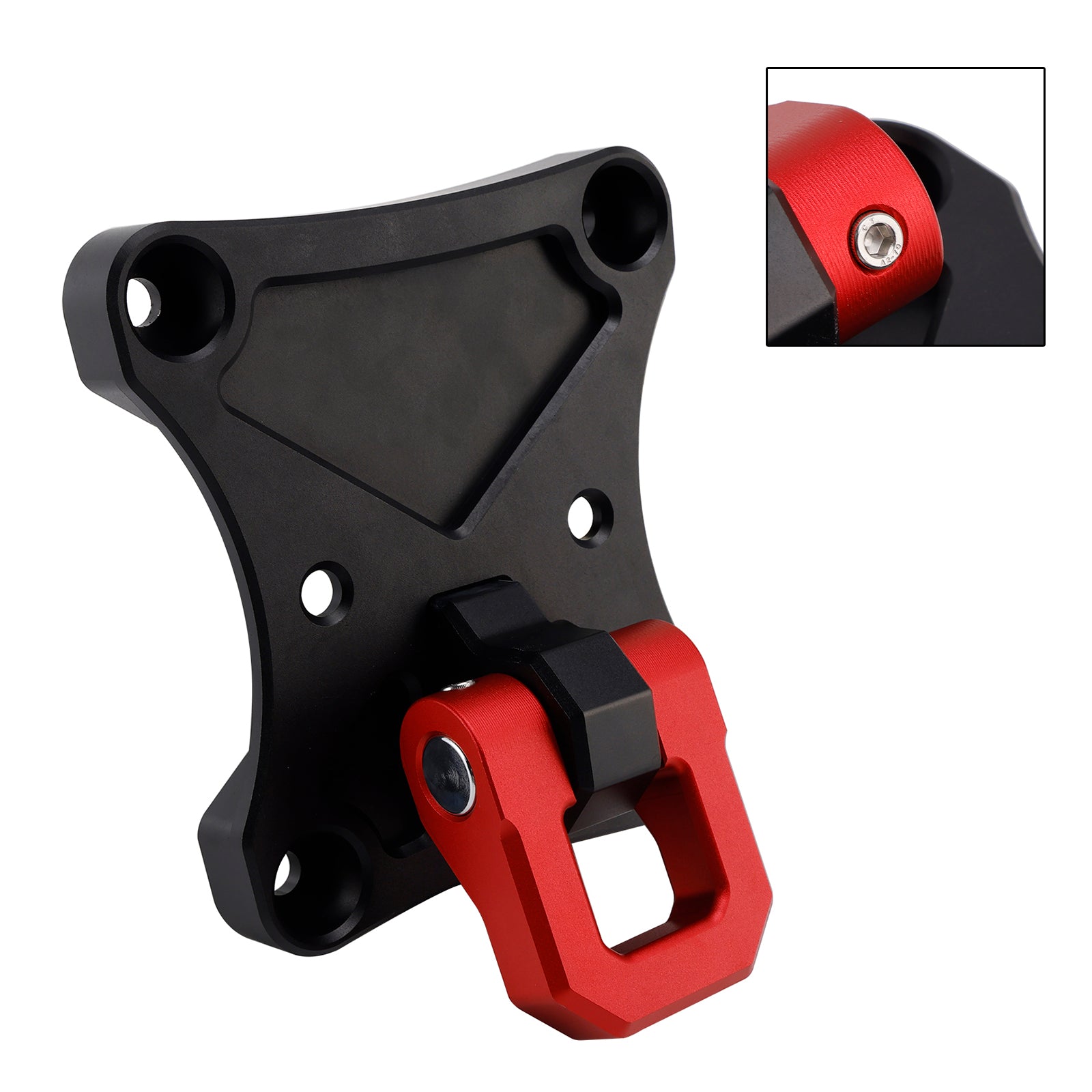 Rear Radius Rod Plate D-Ring Shackle Tow Hook For Yamaha Maverick X3 900 X Max