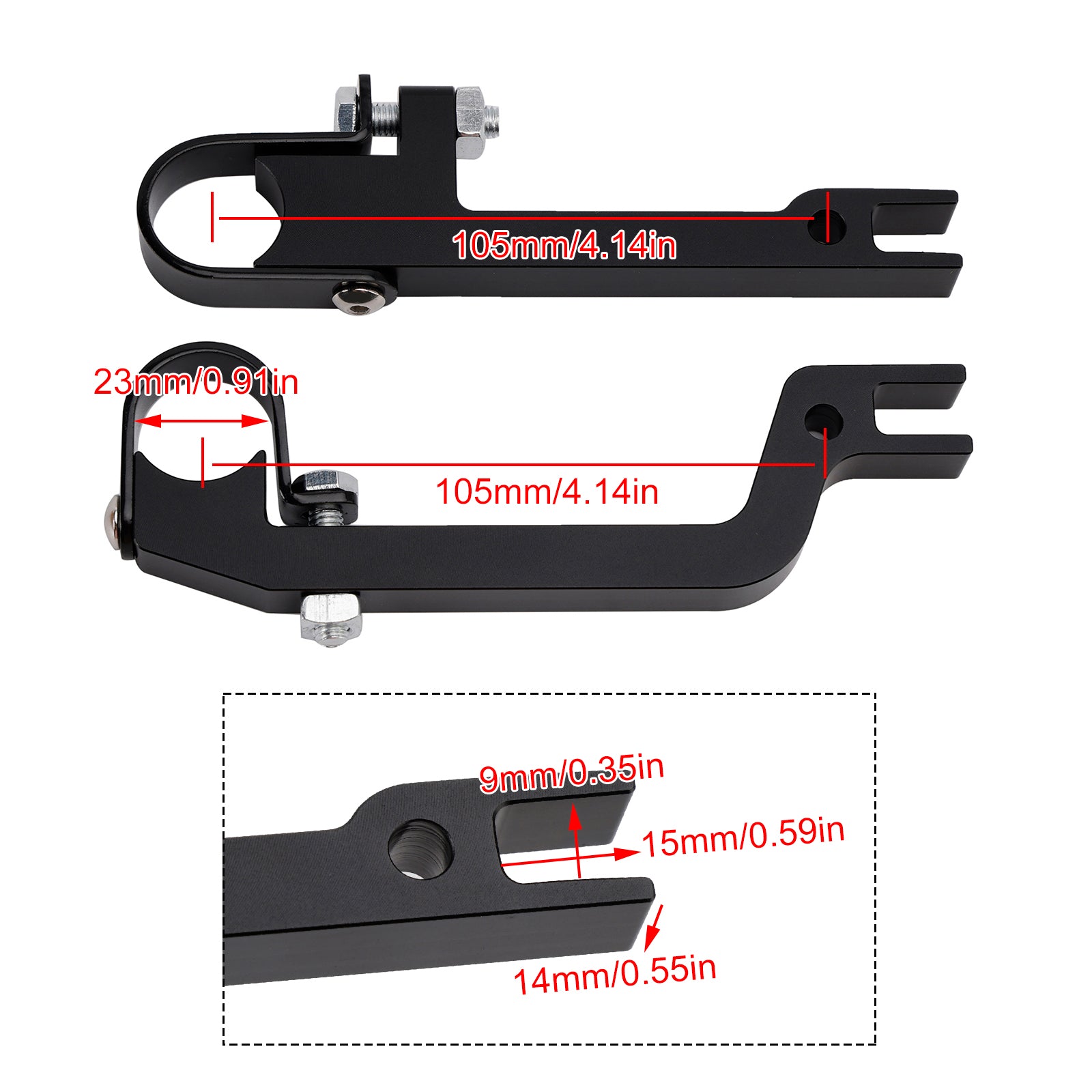 Handguards Mount Kit Protection Bracket 34450 Universal For Snowmobile Ski-Doo