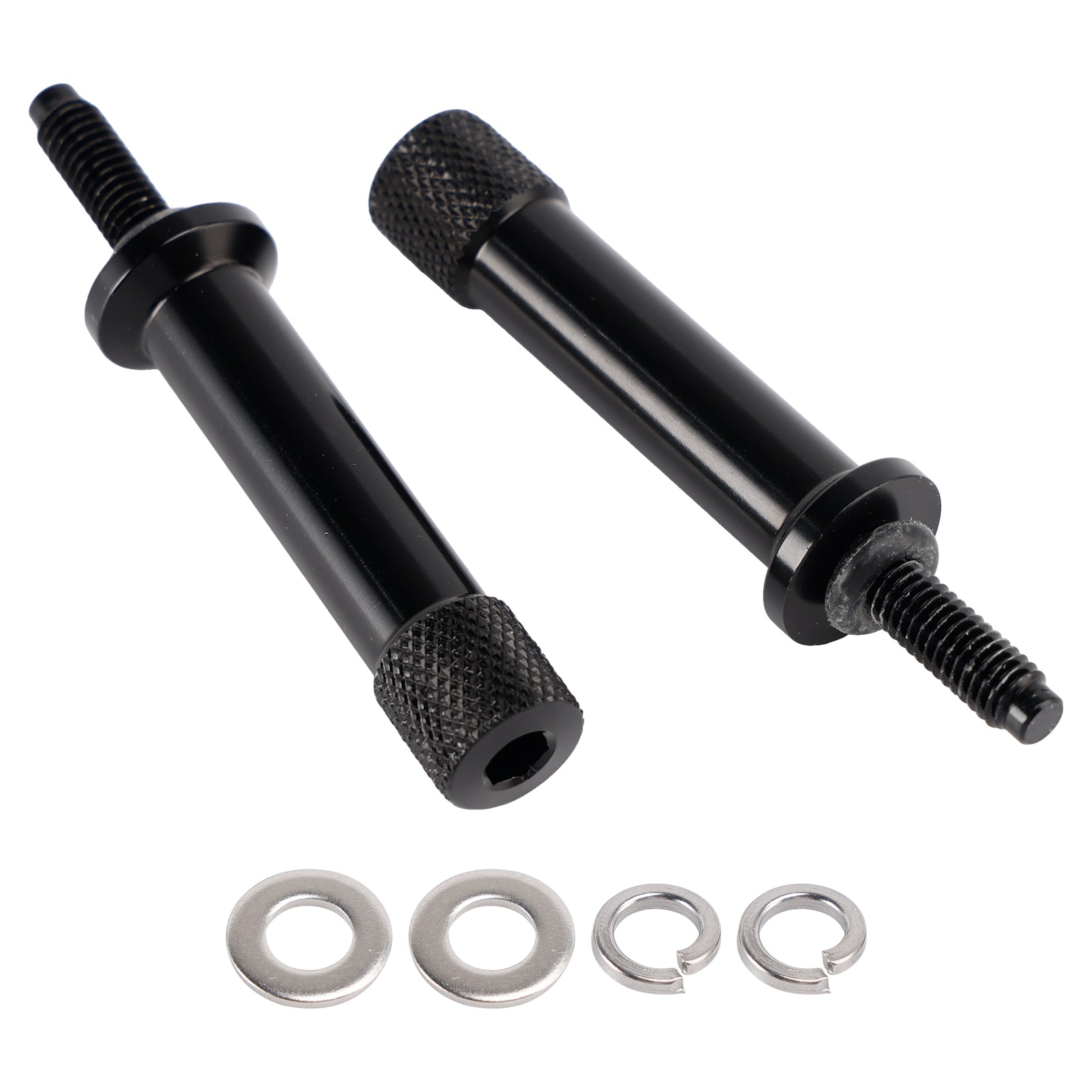 Quick Release Seat Bolts Black For Bonneville & T100 Thruxton 900 Scrambler 900