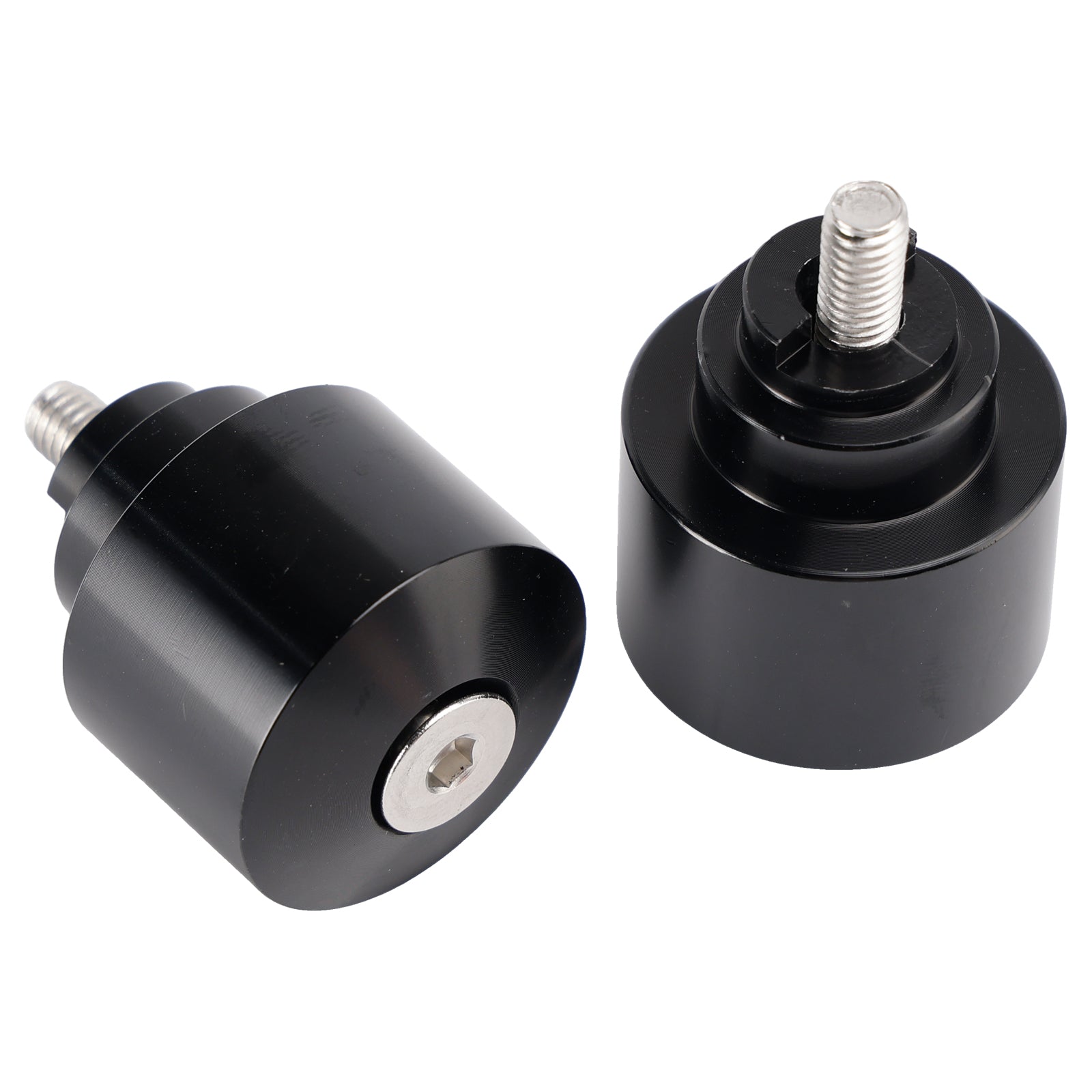 Black Handlebar End Weight Balancer Pair For Honda CBR CB VFR CTX GL NX VT XL