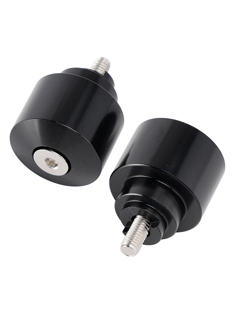 Black Handlebar End Weight Balancer Pair For Honda CBR CB VFR CTX GL NX VT XL