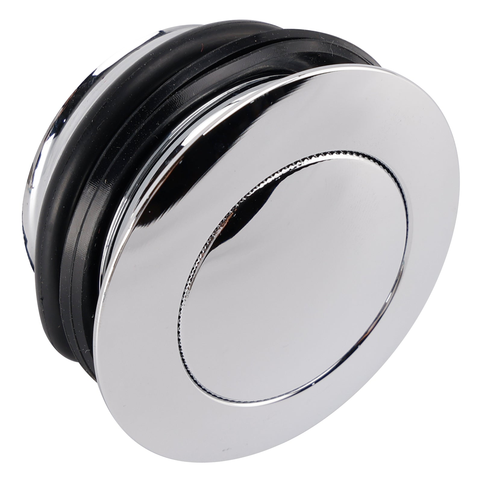 Chrome Pop-Up Gas Cap Vented For Softail Dyna Road King Sportster XL 1982-2019